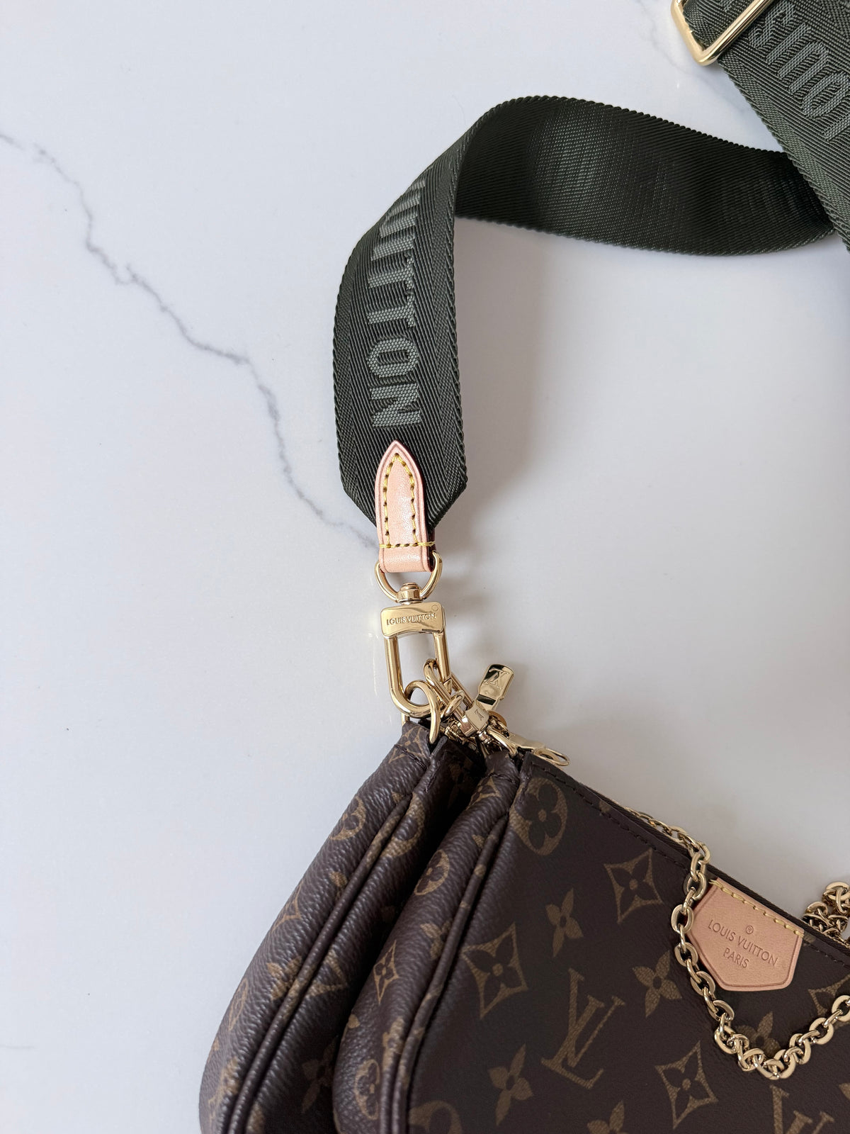 Louis Vuitton Multi Pochette Accessoires Kaki