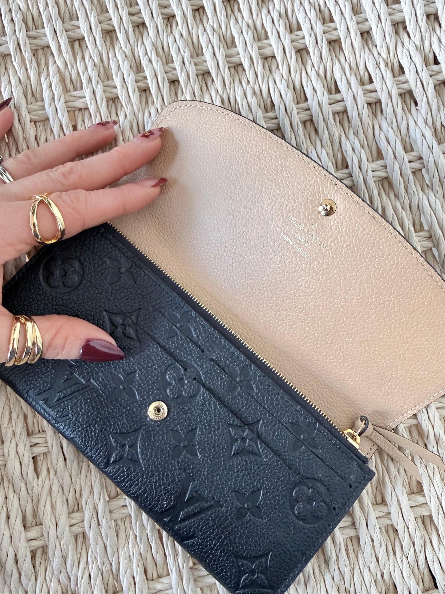 Louis Vuitton Emilie Wallet Monogram Empreinte