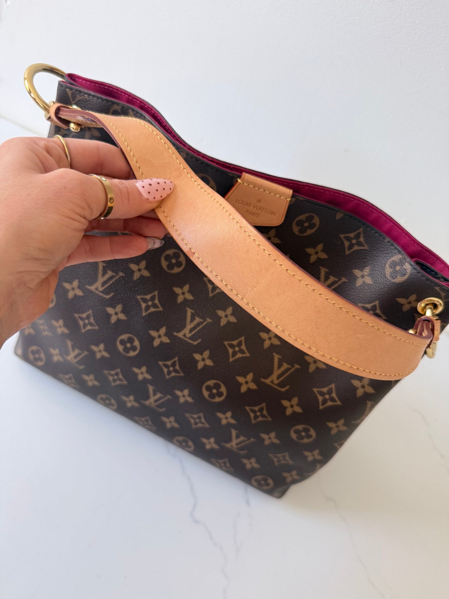 Louis Vuitton Monogram Graceful PM Pivoine