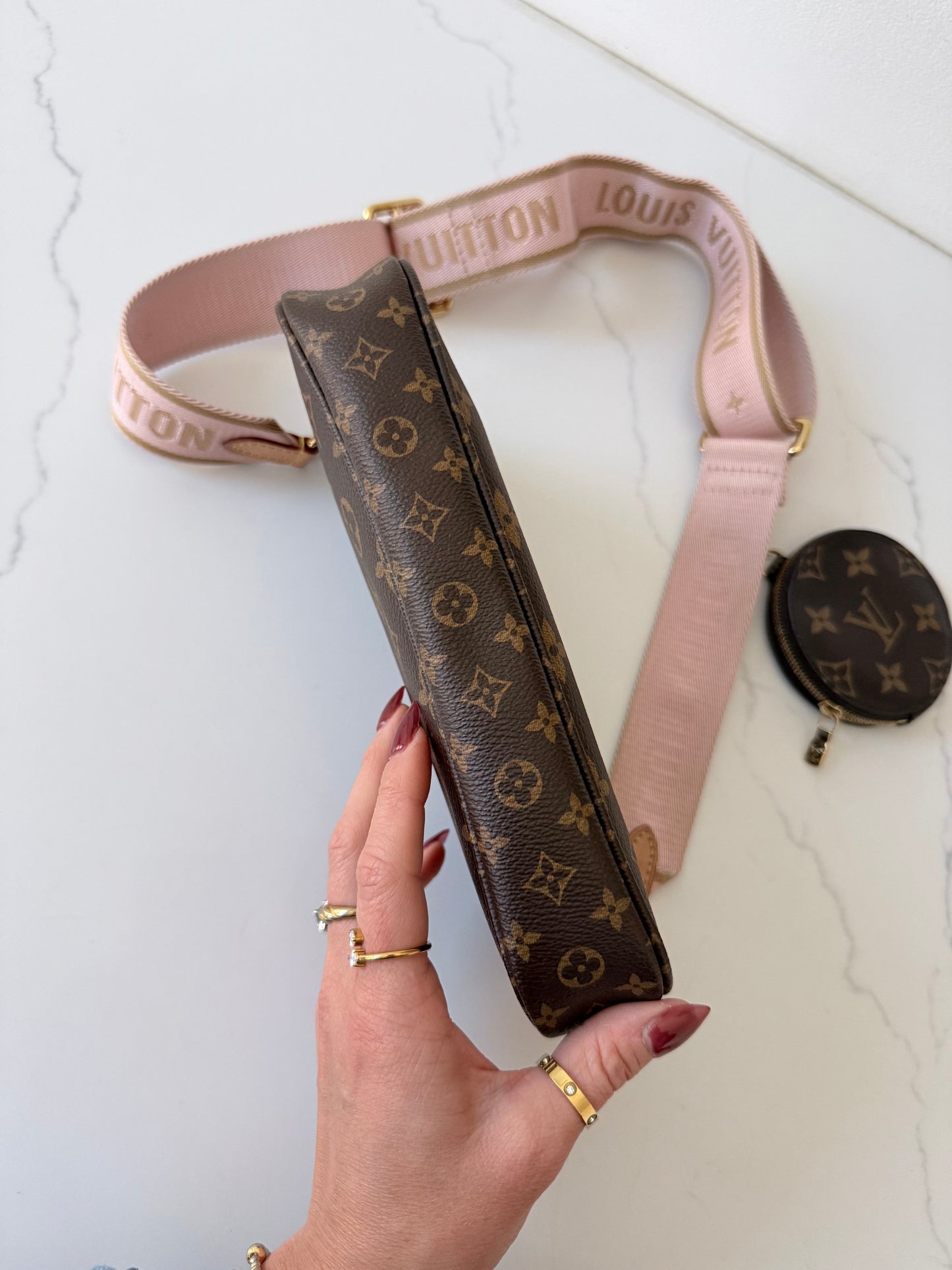 Louis Vuitton Multi Pochette Accessoires Ballerine Pink