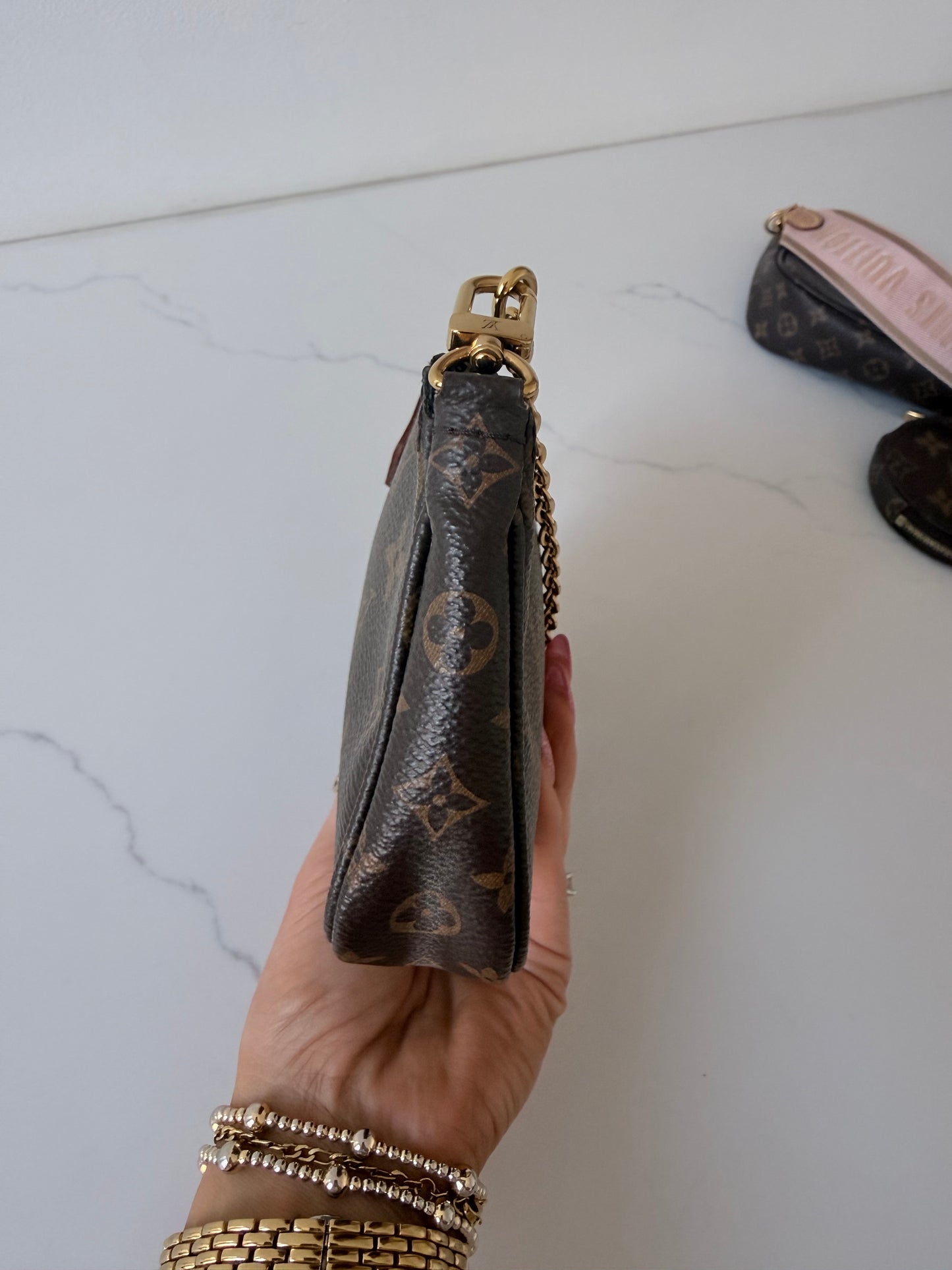 Louis Vuitton Multi Pochette Accessoires Ballerine Pink