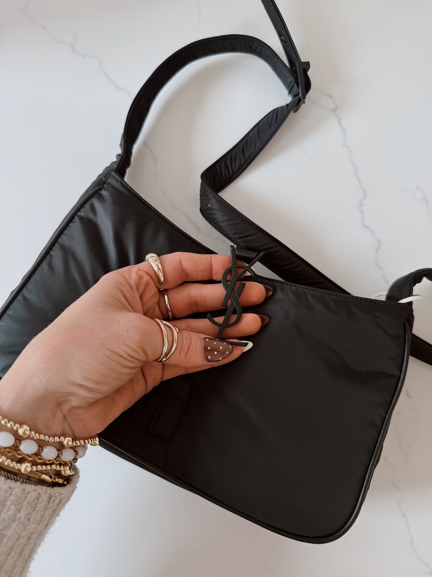 YSL Le 5 a 7 Hobo Nylon