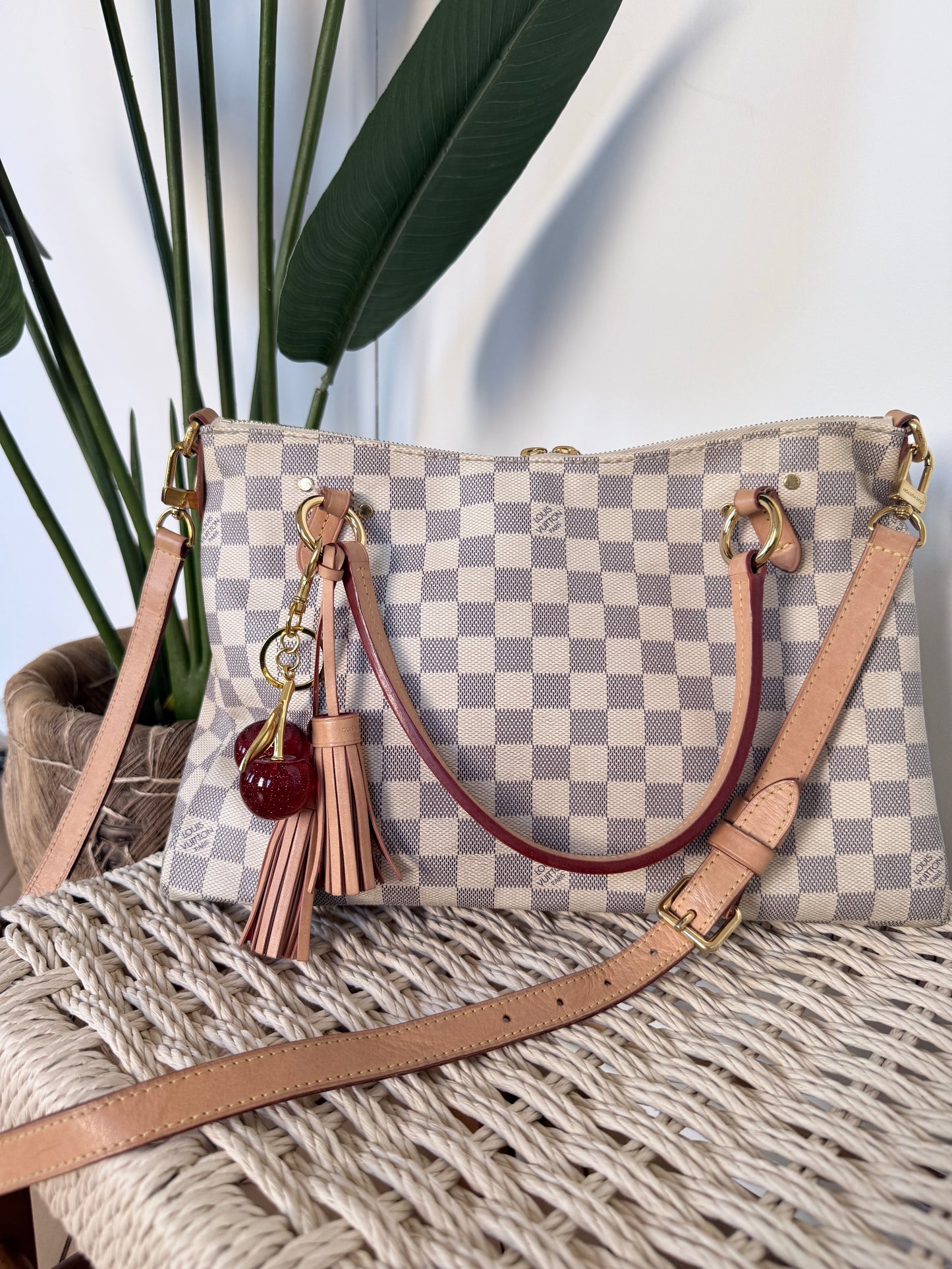 Louis Vuitton Lymington Damier Azur Rose