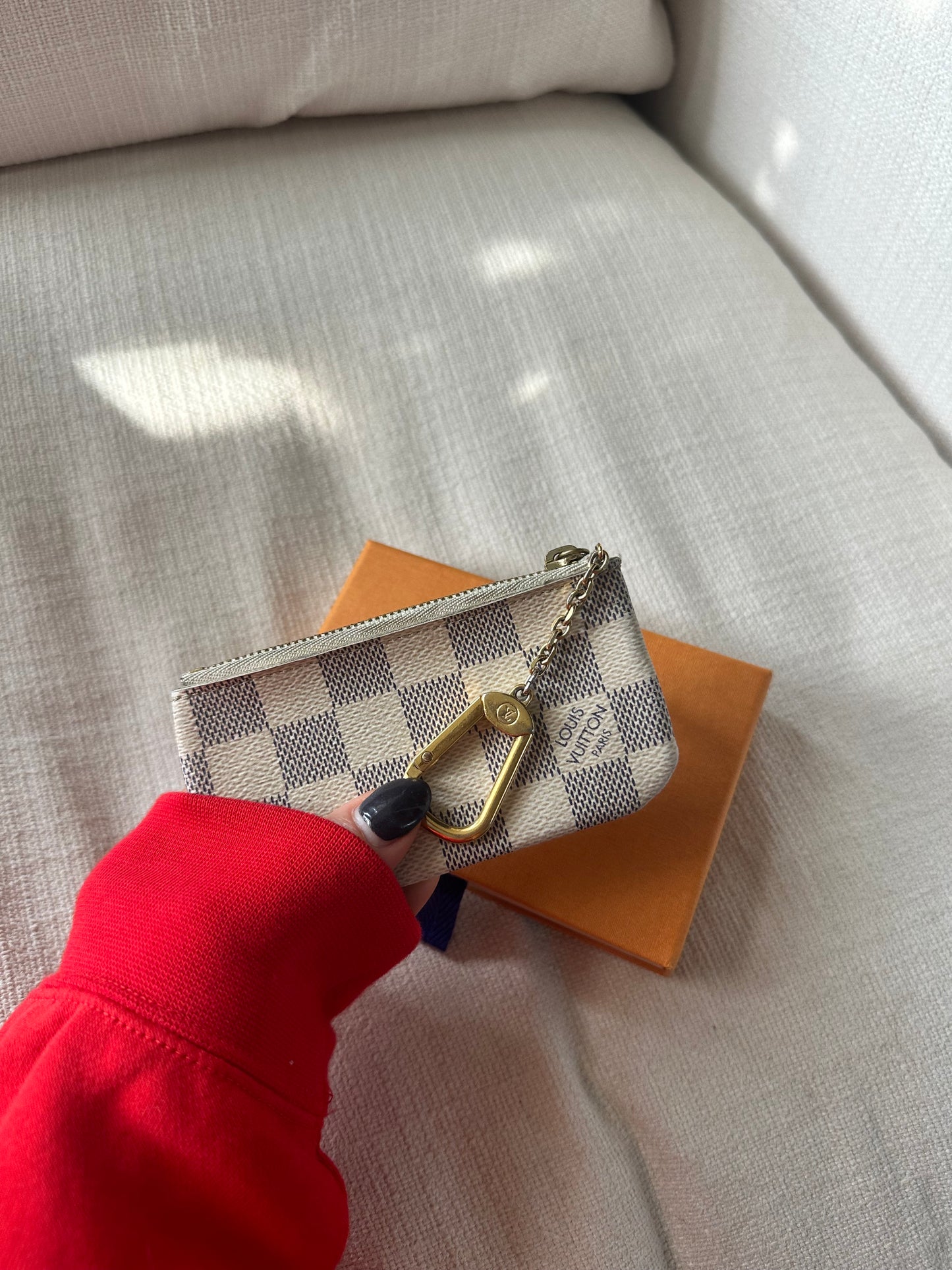 Louis Vuitton Key Pouch Azur