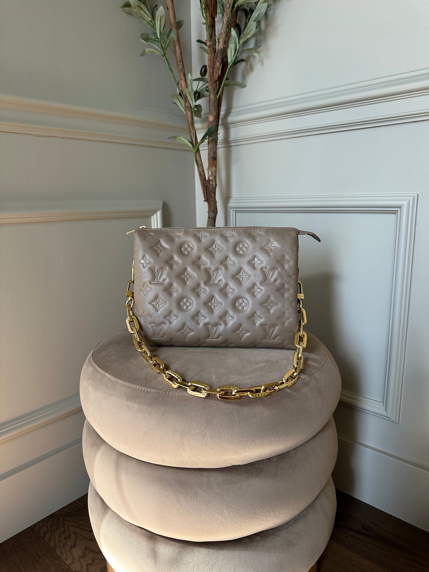 Louis Vuitton Coussin PM Taupe