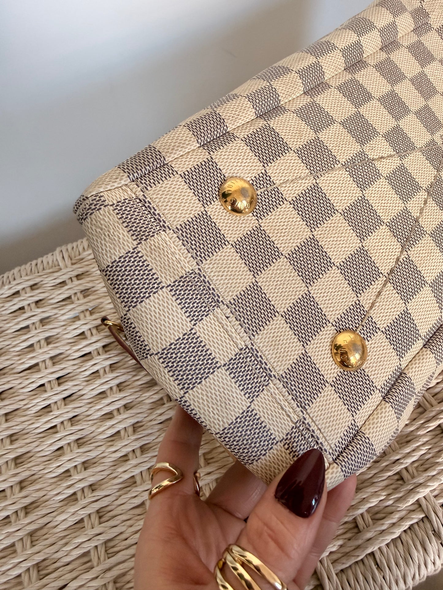 Louis Vuitton Lymington Damier Azur Rose