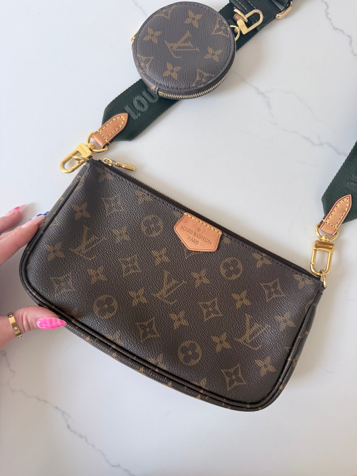 Louis Vuitton Multi Pochette Accessoires Kaki