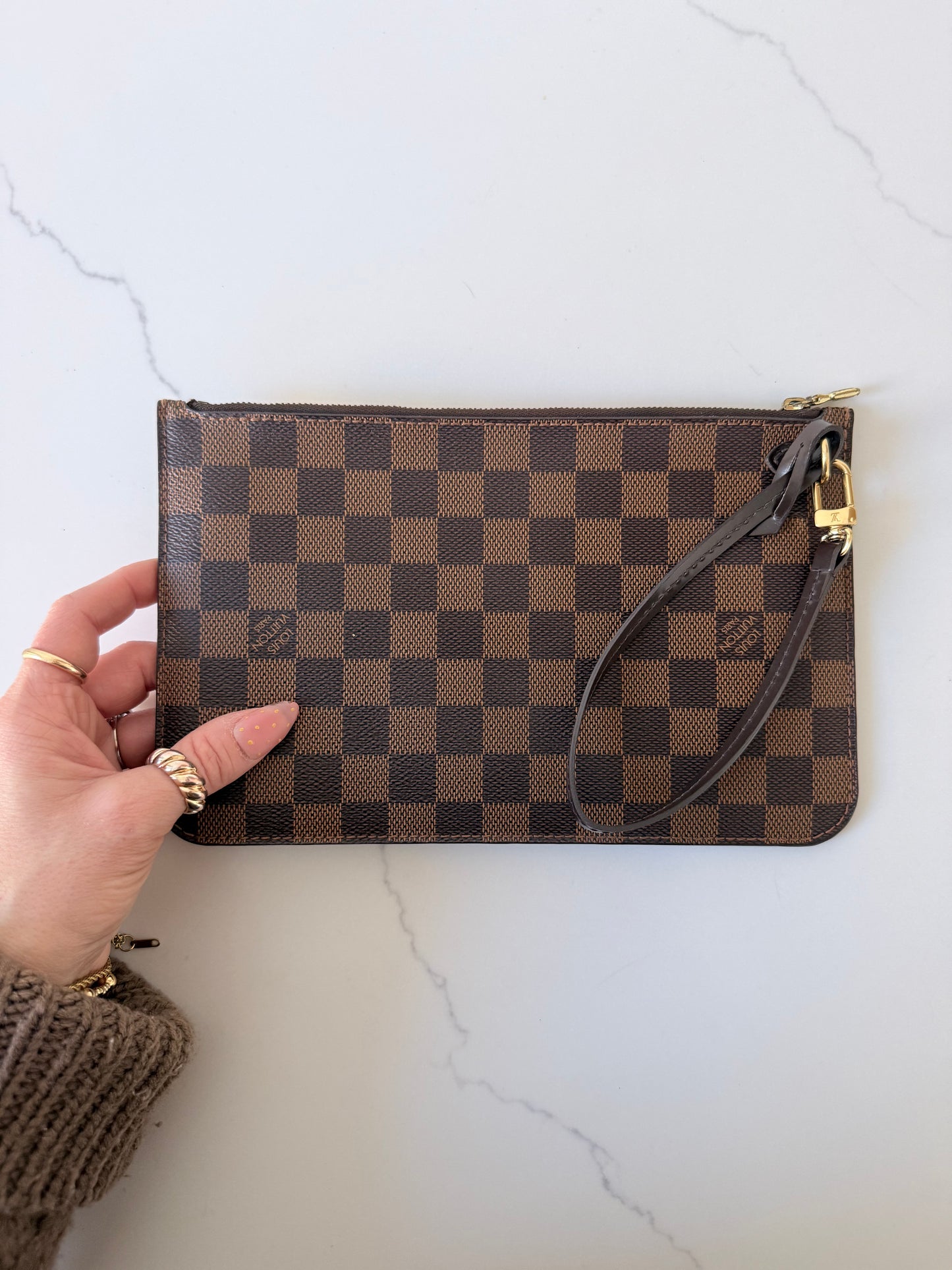 Louis Vuitton Wristlet Damier Ebene