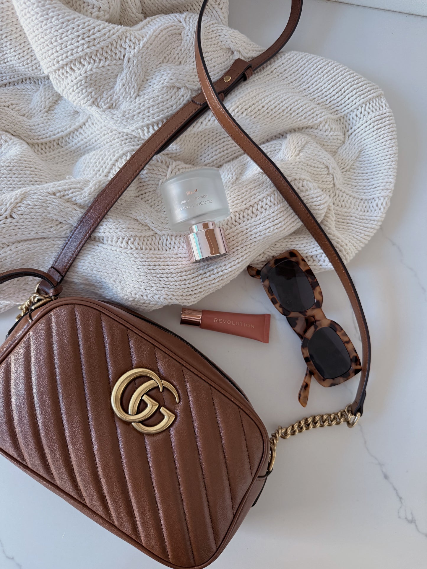 Gucci Glazed Marmont Camera Bag