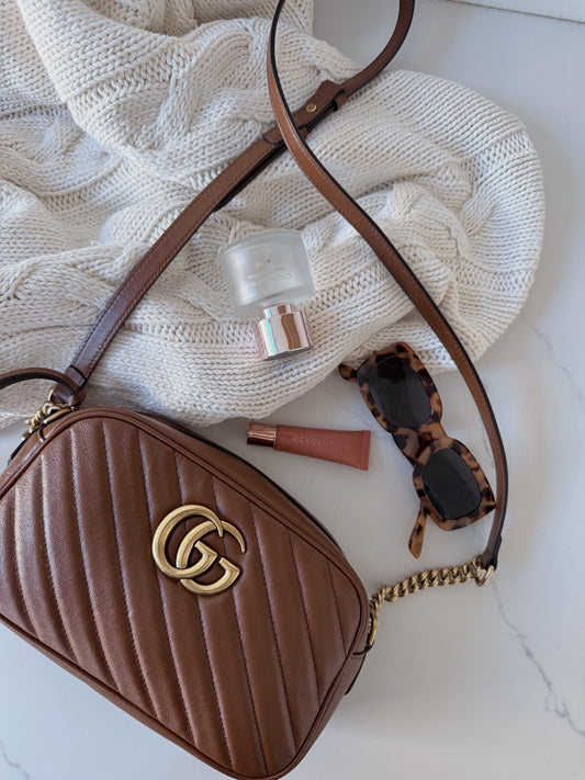 Gucci Glazed Marmont Camera Bag