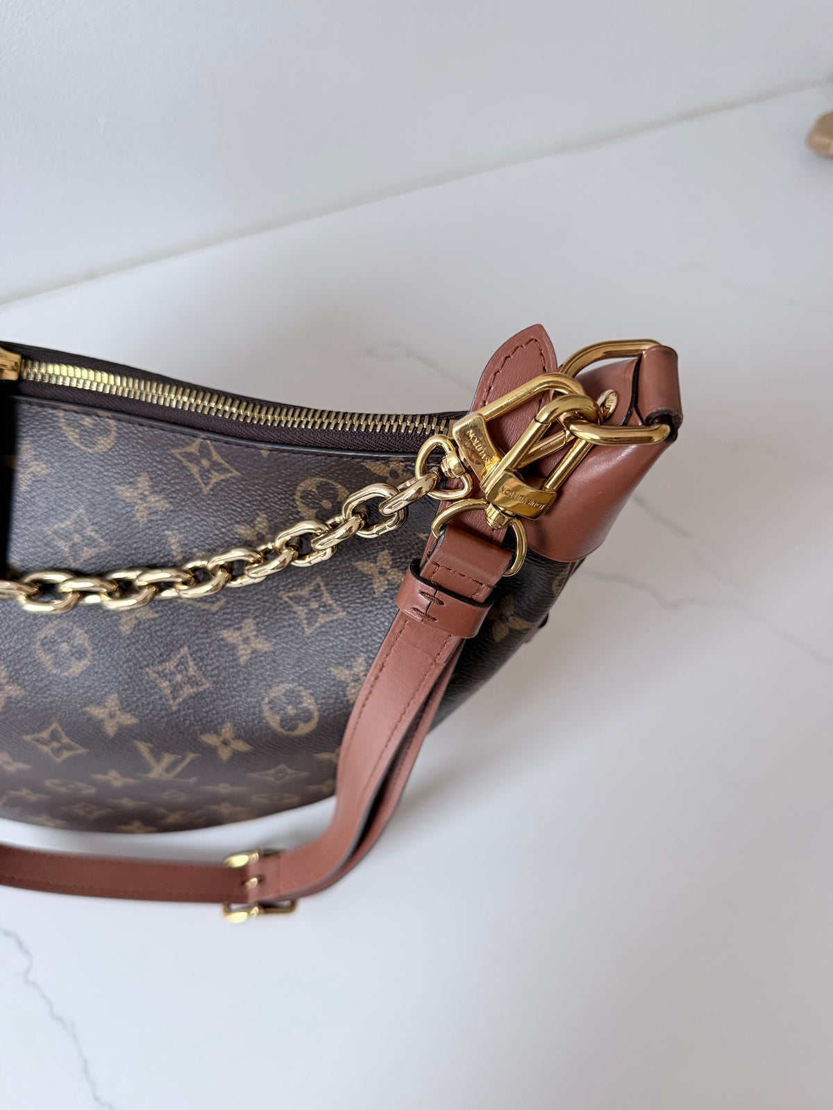 Louis Vuitton Loop Hobo Reverse Monogram Canvas