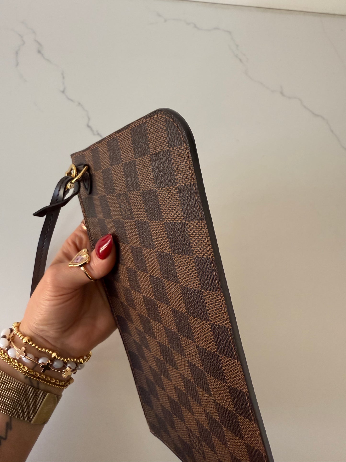 Louis Vuitton Damier Ebene Wristlet