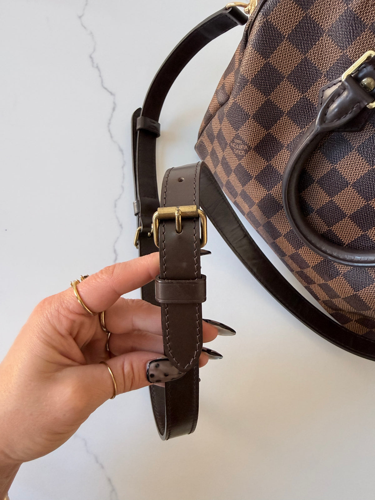 Louis Vuitton Speedy Bandoulière 25 Damier Ebene