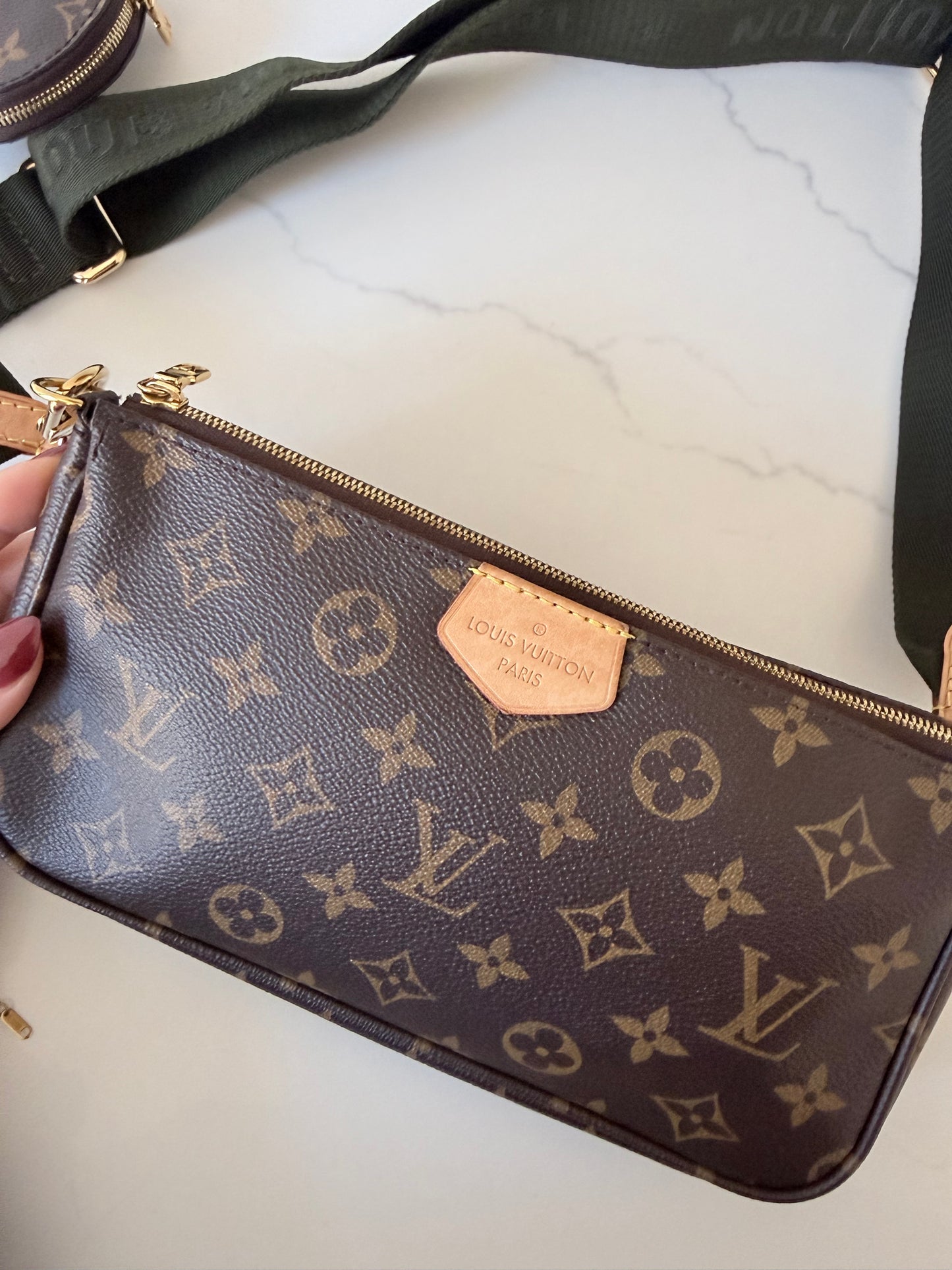 Louis Vuitton Multi Pochette Accessoires Kaki