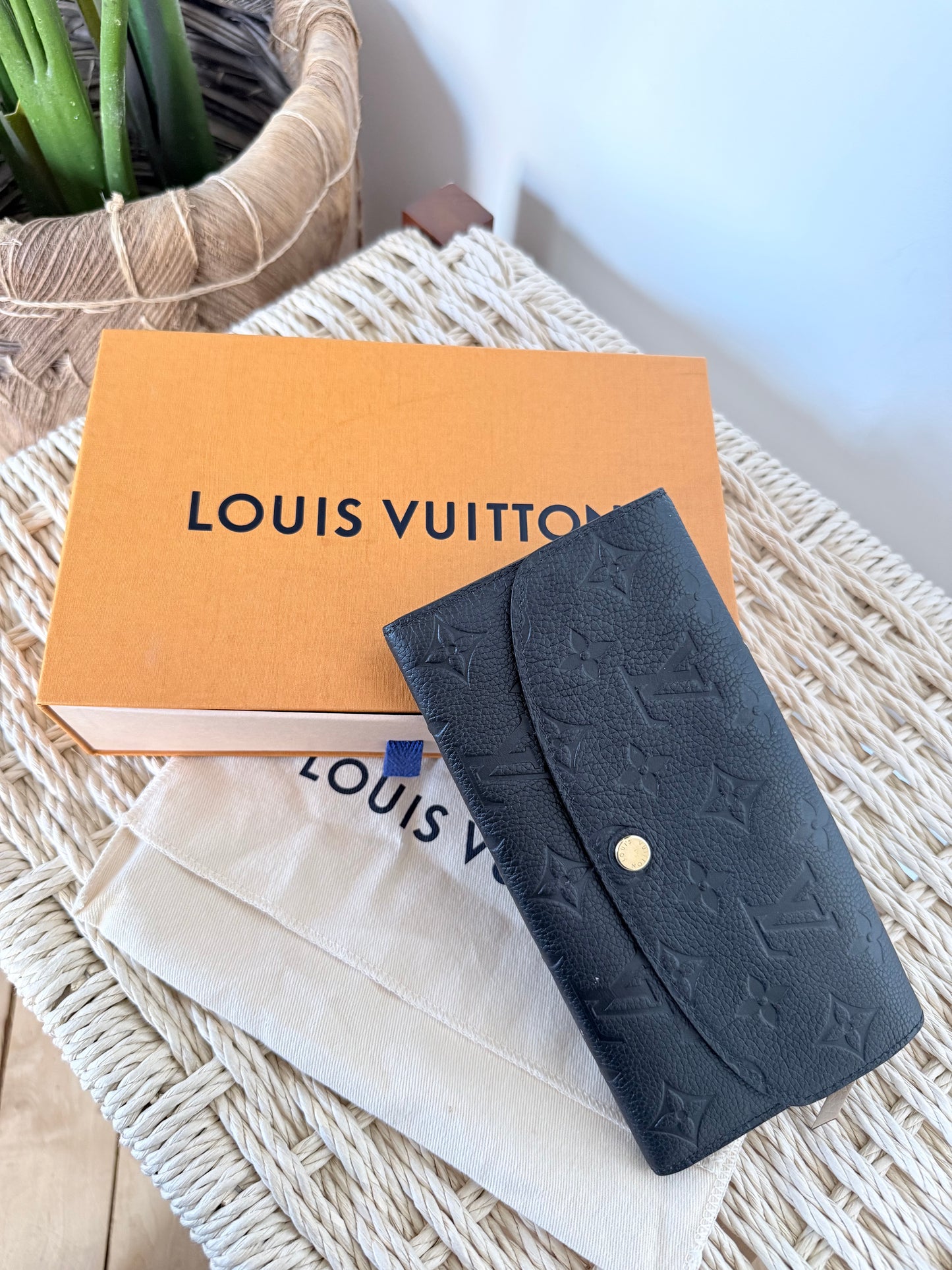 Louis Vuitton Emilie Wallet Monogram Empreinte