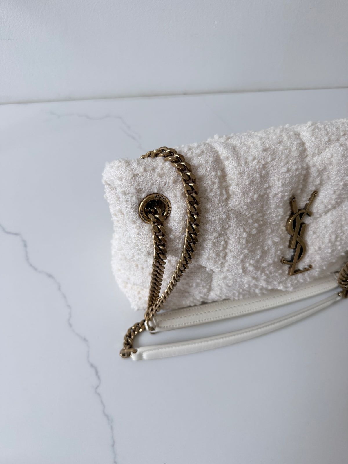 YSL Loulou Bouclé Tweed
Shoulder Bag