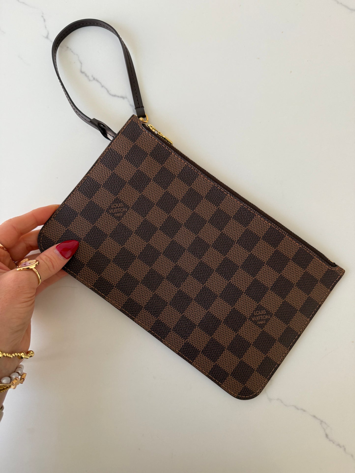 Louis Vuitton Damier Ebene Wristlet