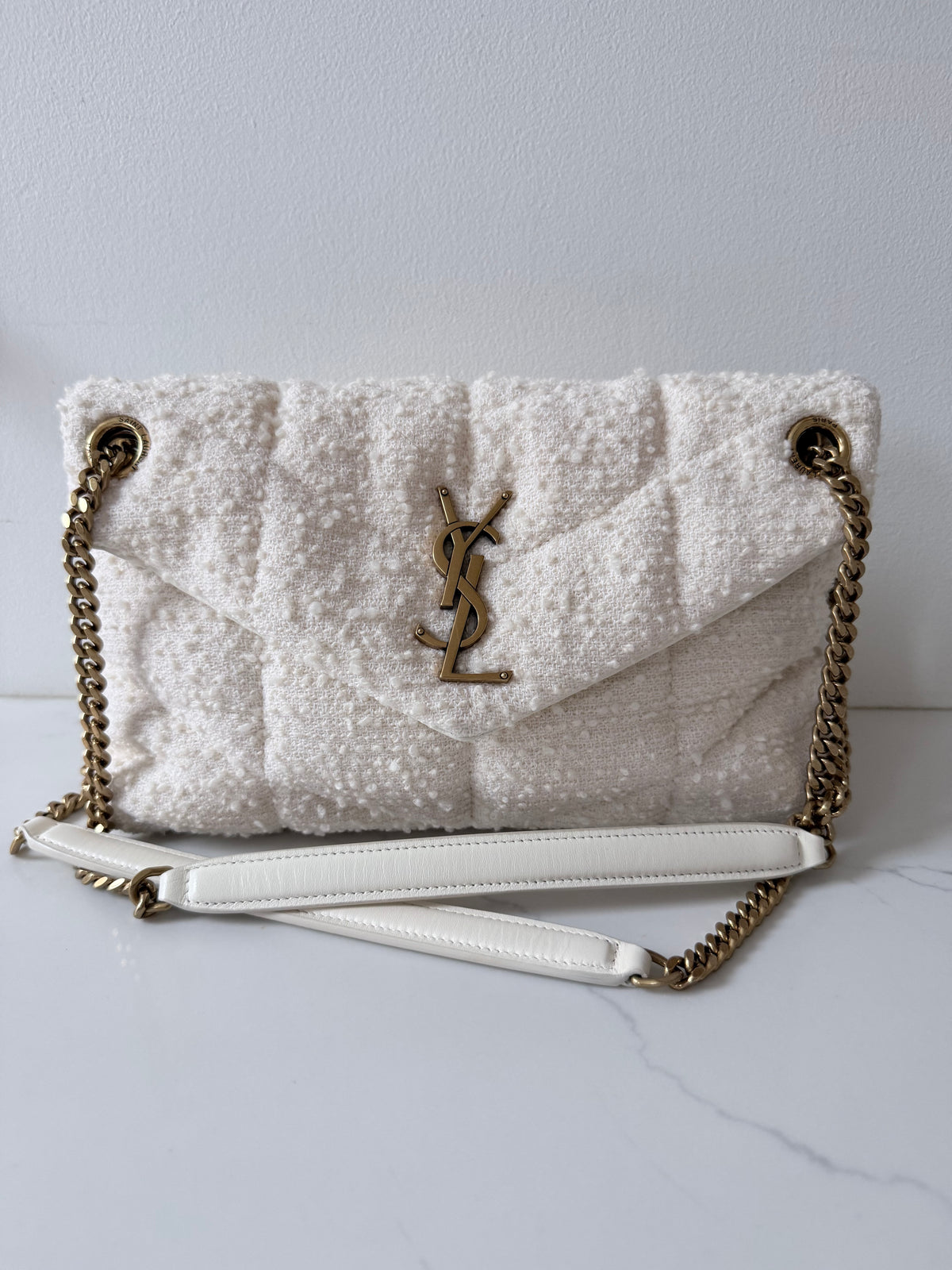 YSL Loulou Bouclé Tweed
Shoulder Bag