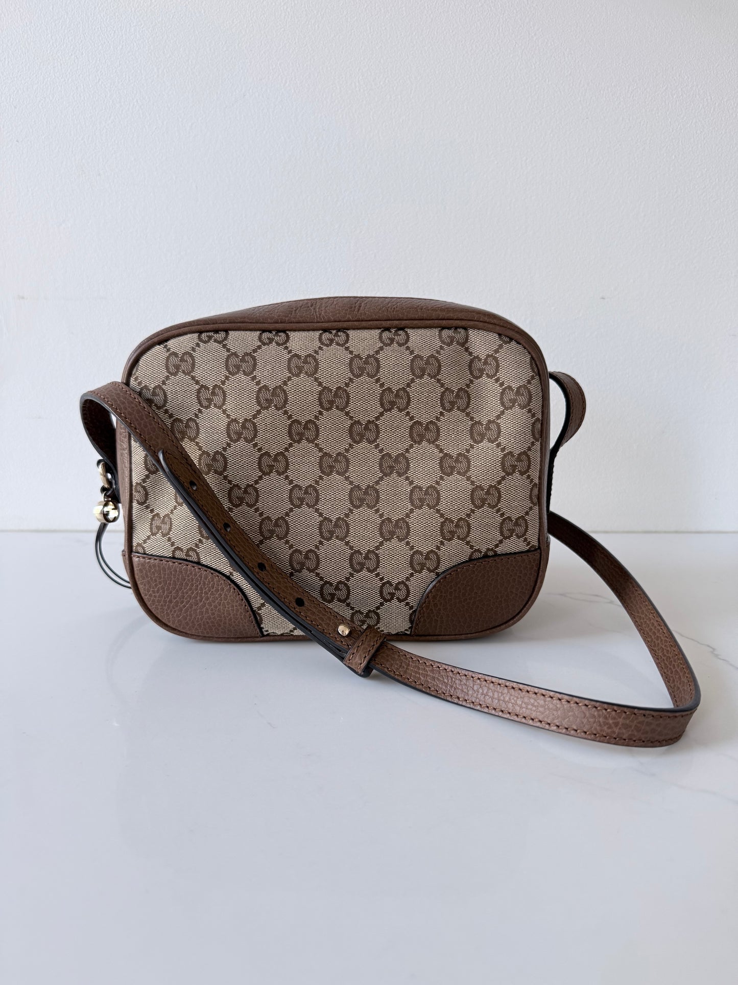 Gucci Monogram Bree Messenger Bag