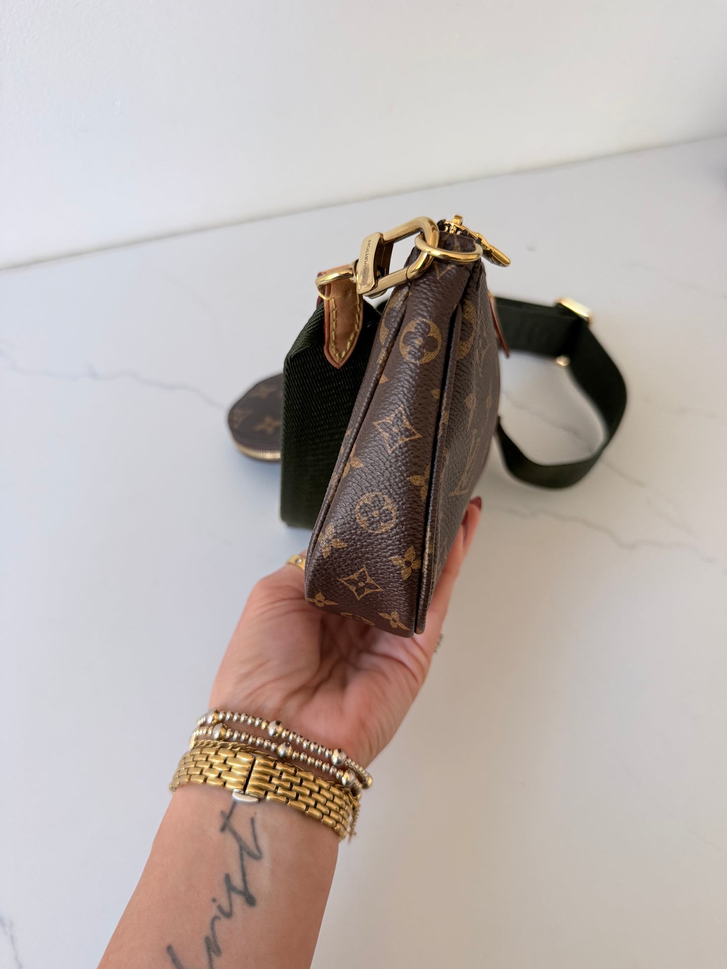 Louis Vuitton Multi Pochette Accessoires Kaki