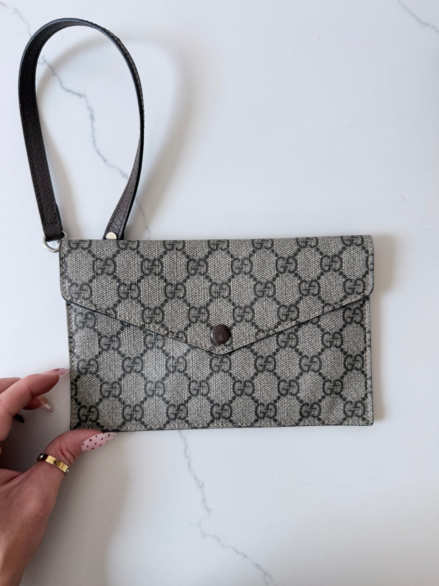 Gucci GG Supreme Web Stripe Jackie Hobo Shoulder Bag
