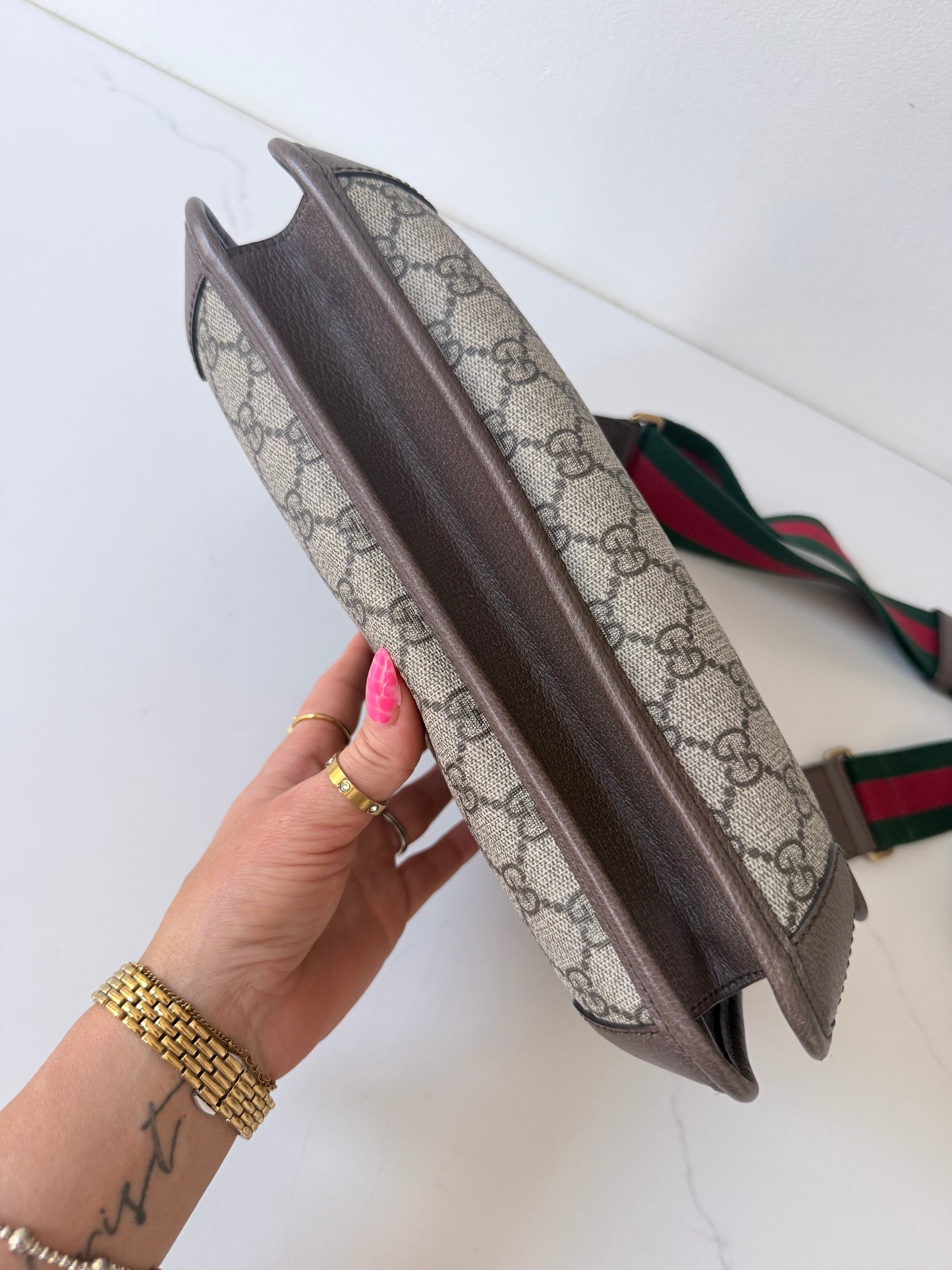 Gucci Neo Vintage Flap Messenger GG Coated Canvas Medium