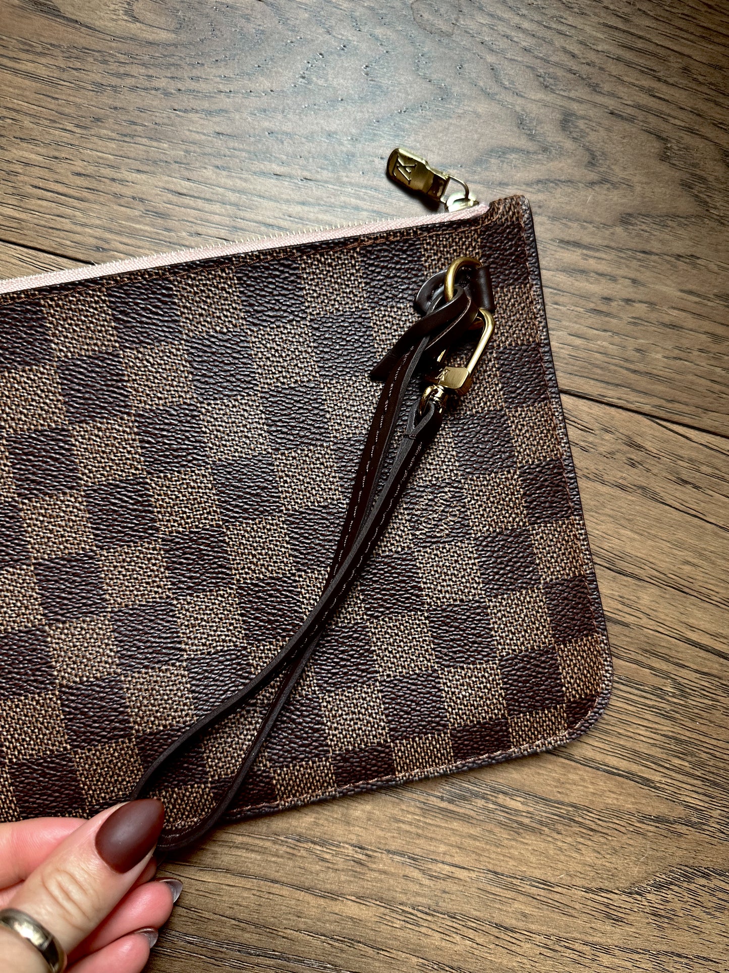 Louis Vuitton Neverfull Wristlet Ebene