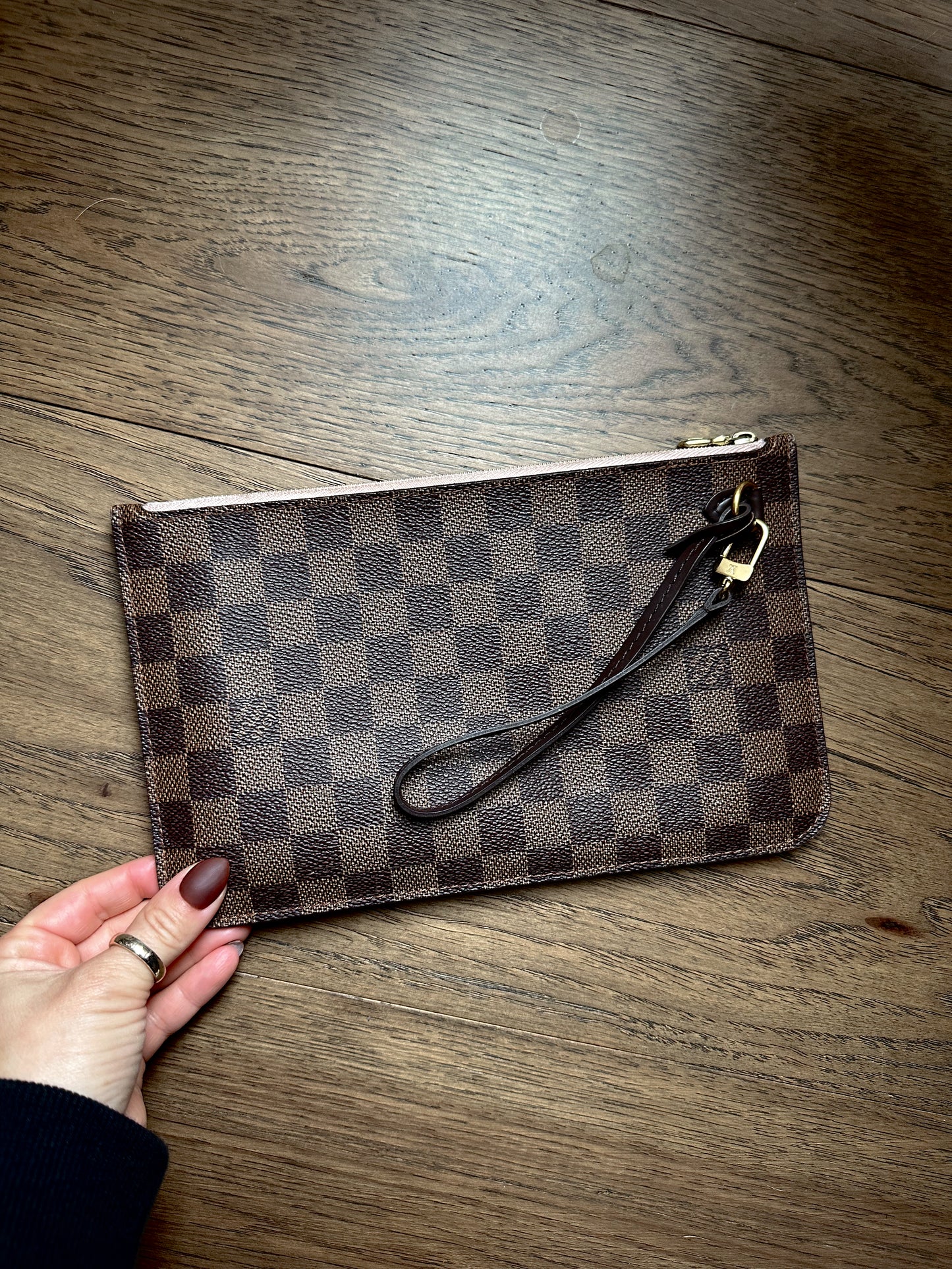 Louis Vuitton Neverfull Wristlet Ebene