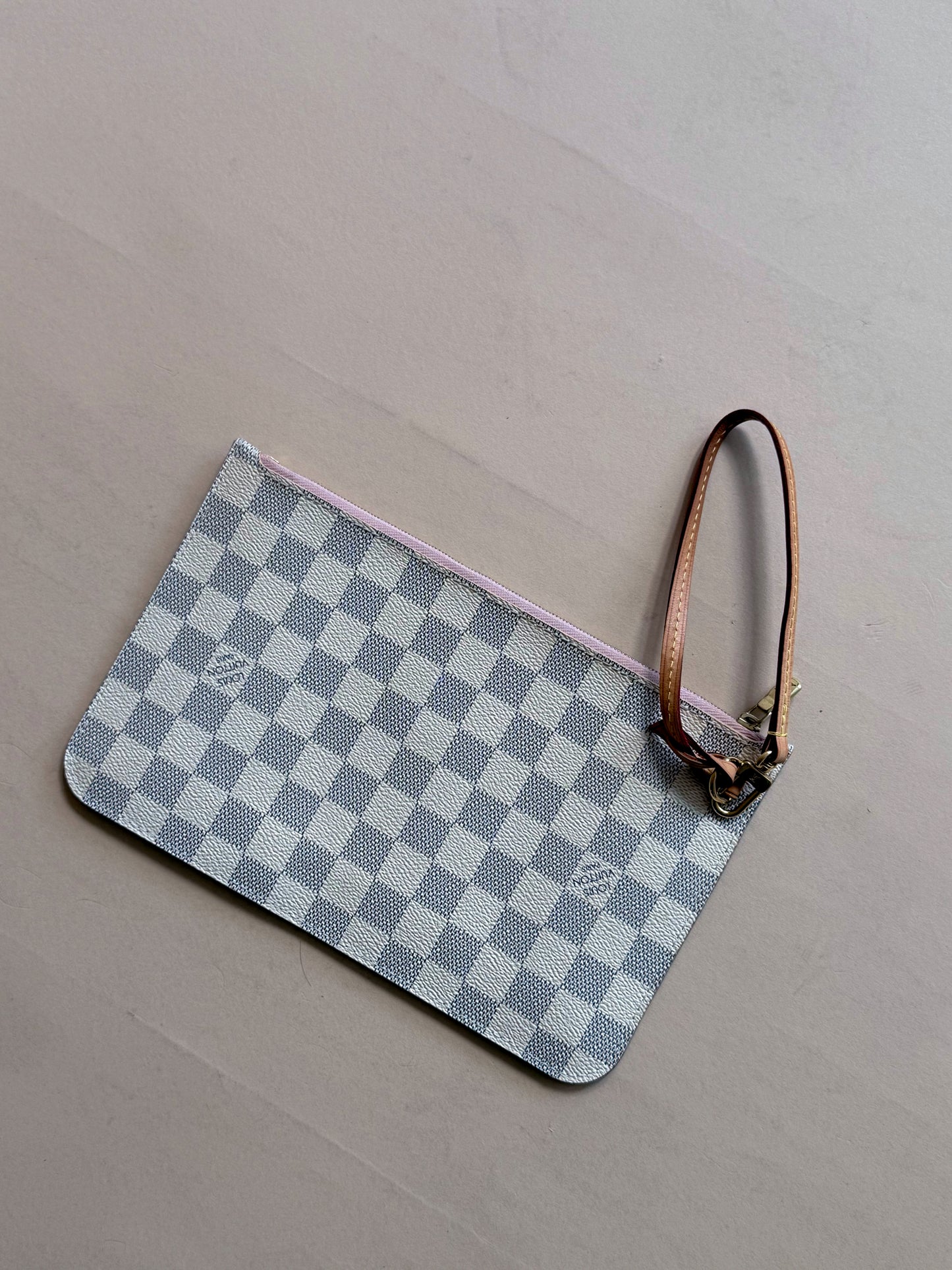 Louis Vuitton Neverfull Wristlet Azur