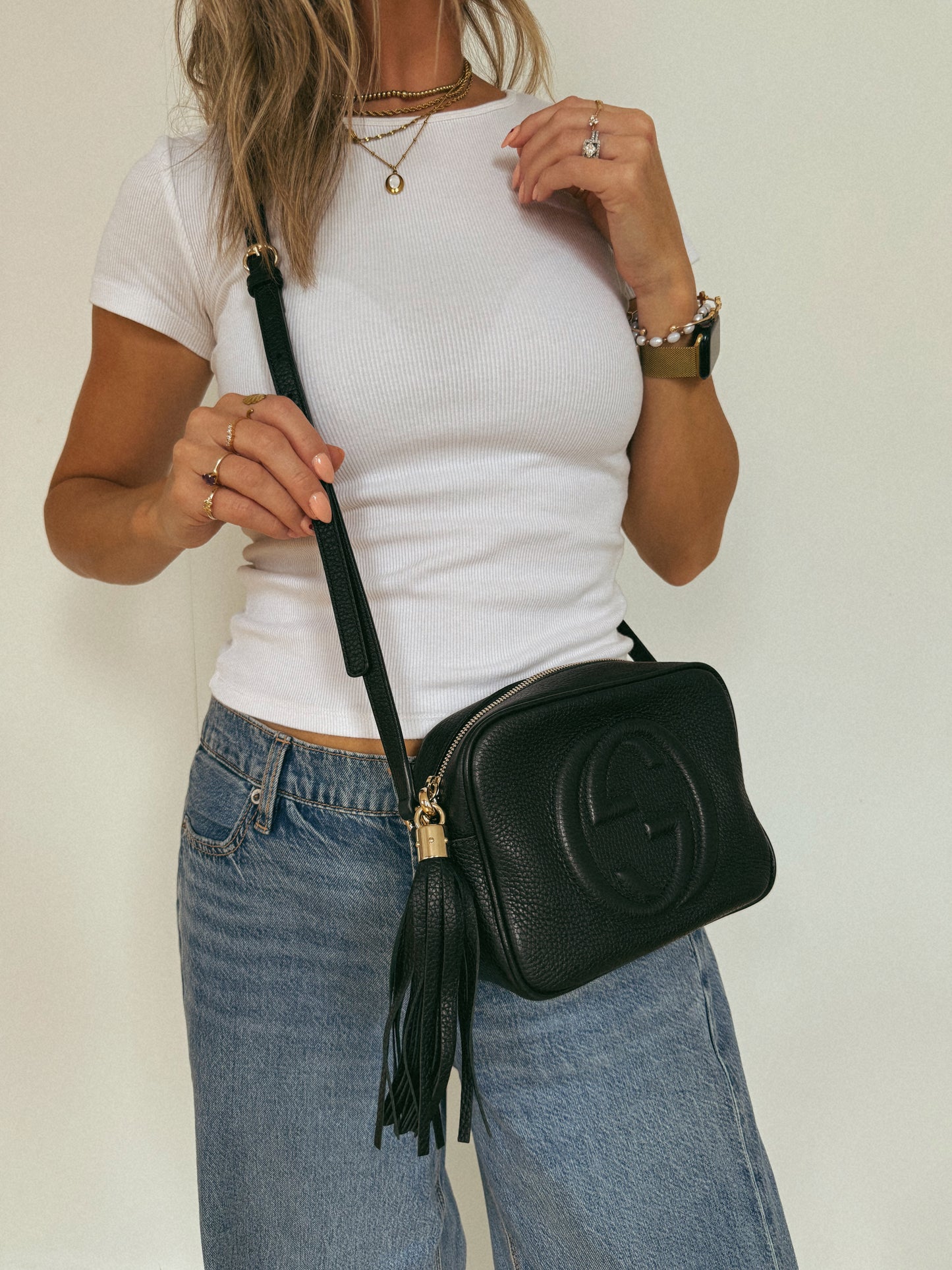 Gucci Leather Disco Crossbody