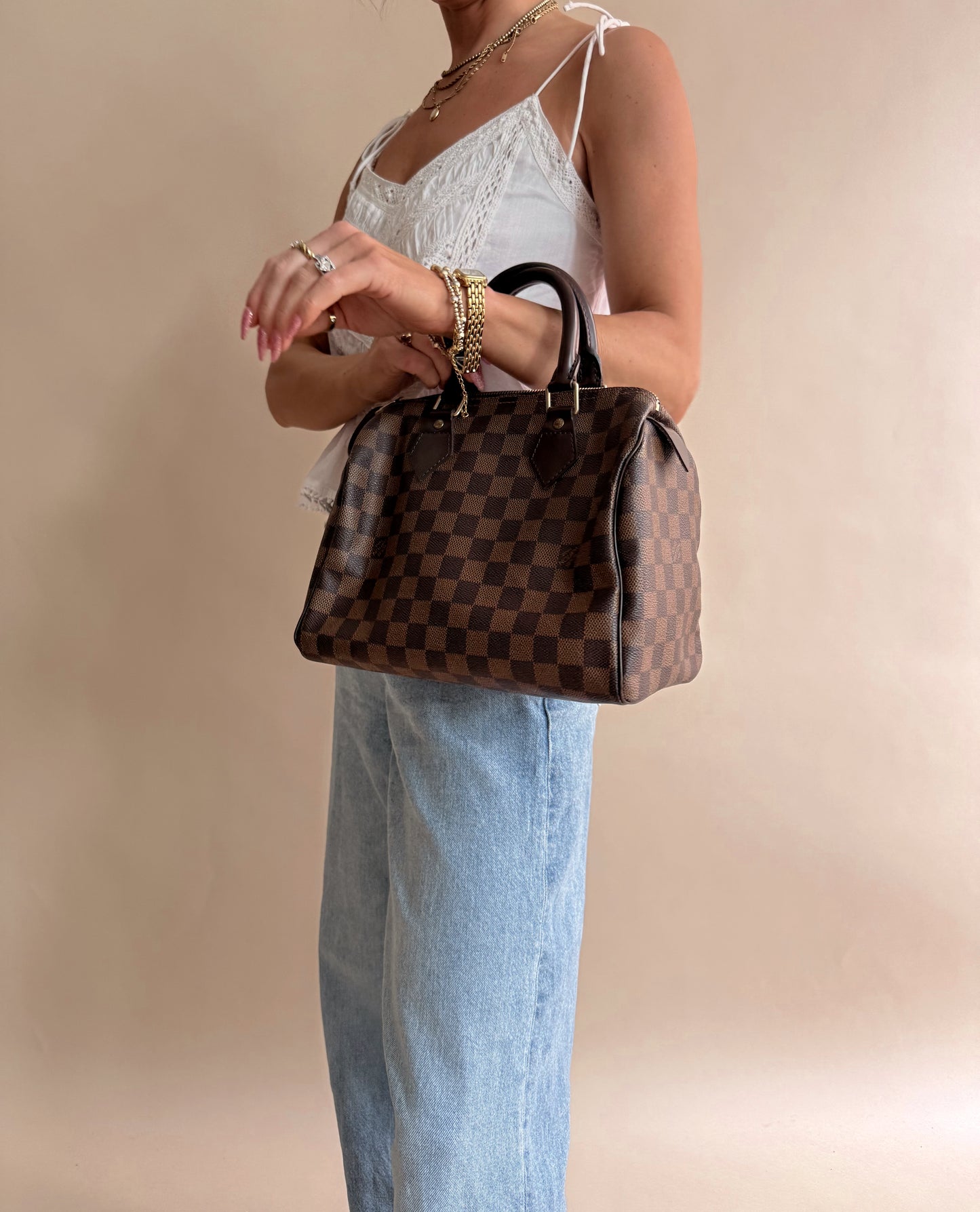 Louis Vuitton Speedy 25 Damier Ebene