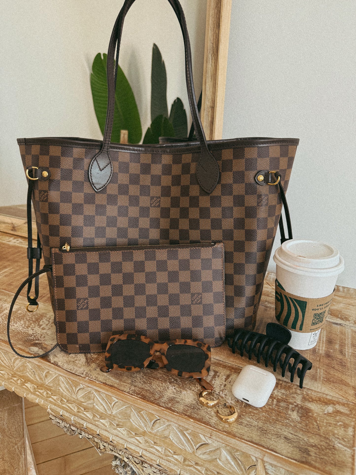 Louis Vuitton Neverfull Damier Ebene MM