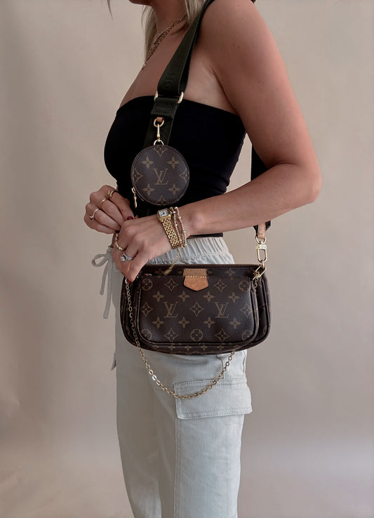 Louis Vuitton Multi Pochette Accessoires Kaki