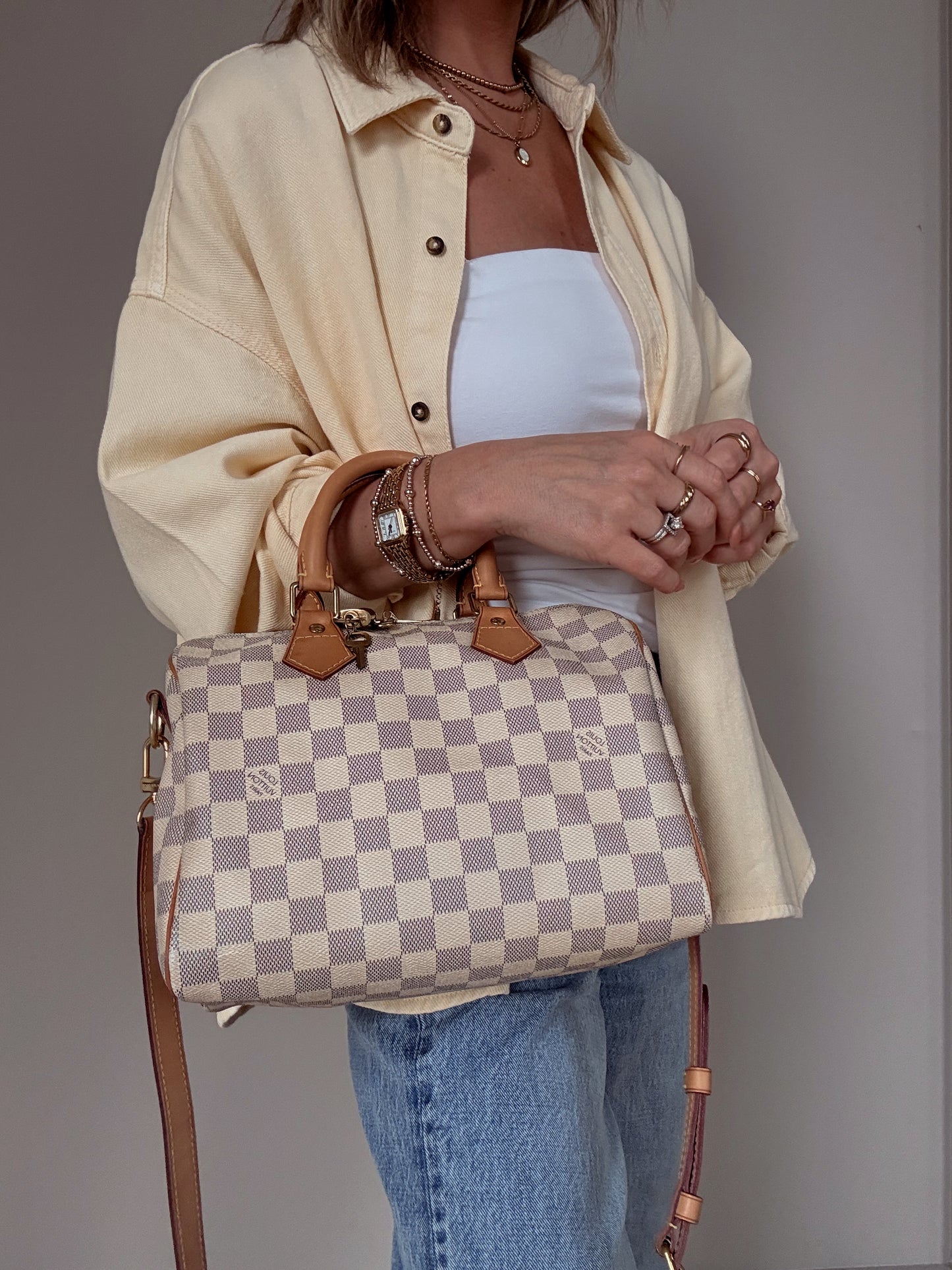 Louis Vuitton Speedy Bandouliere 25 Azur