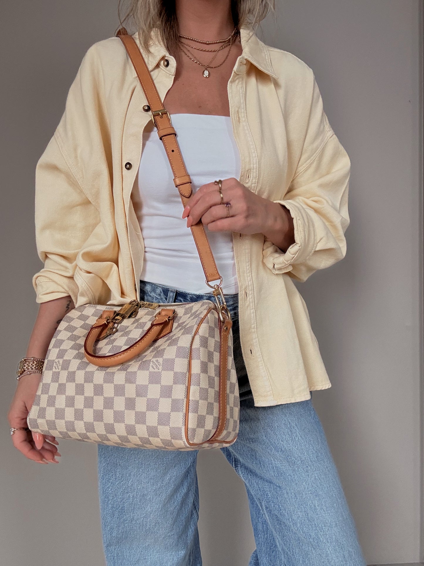 Louis Vuitton Speedy Bandouliere 25 Azur