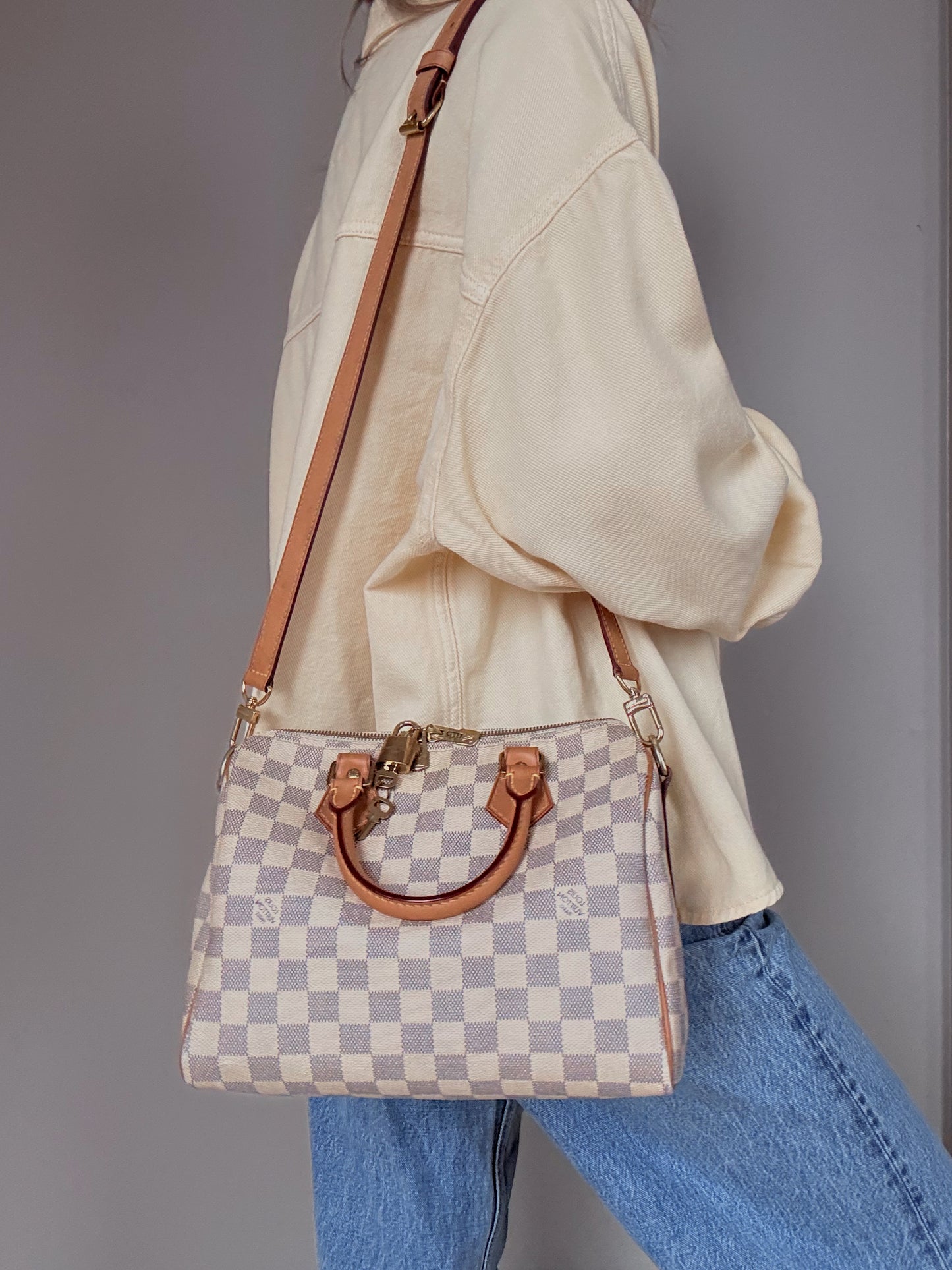 Louis Vuitton Speedy Bandouliere 25 Azur