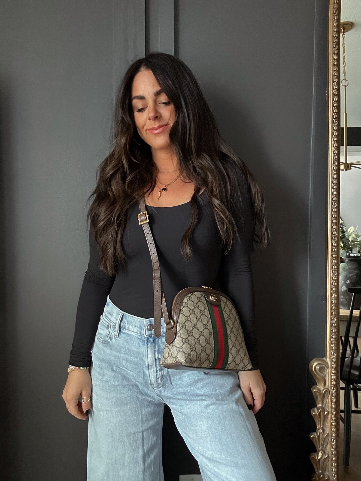 Gucci Ophidia Dome Shoulder Bag