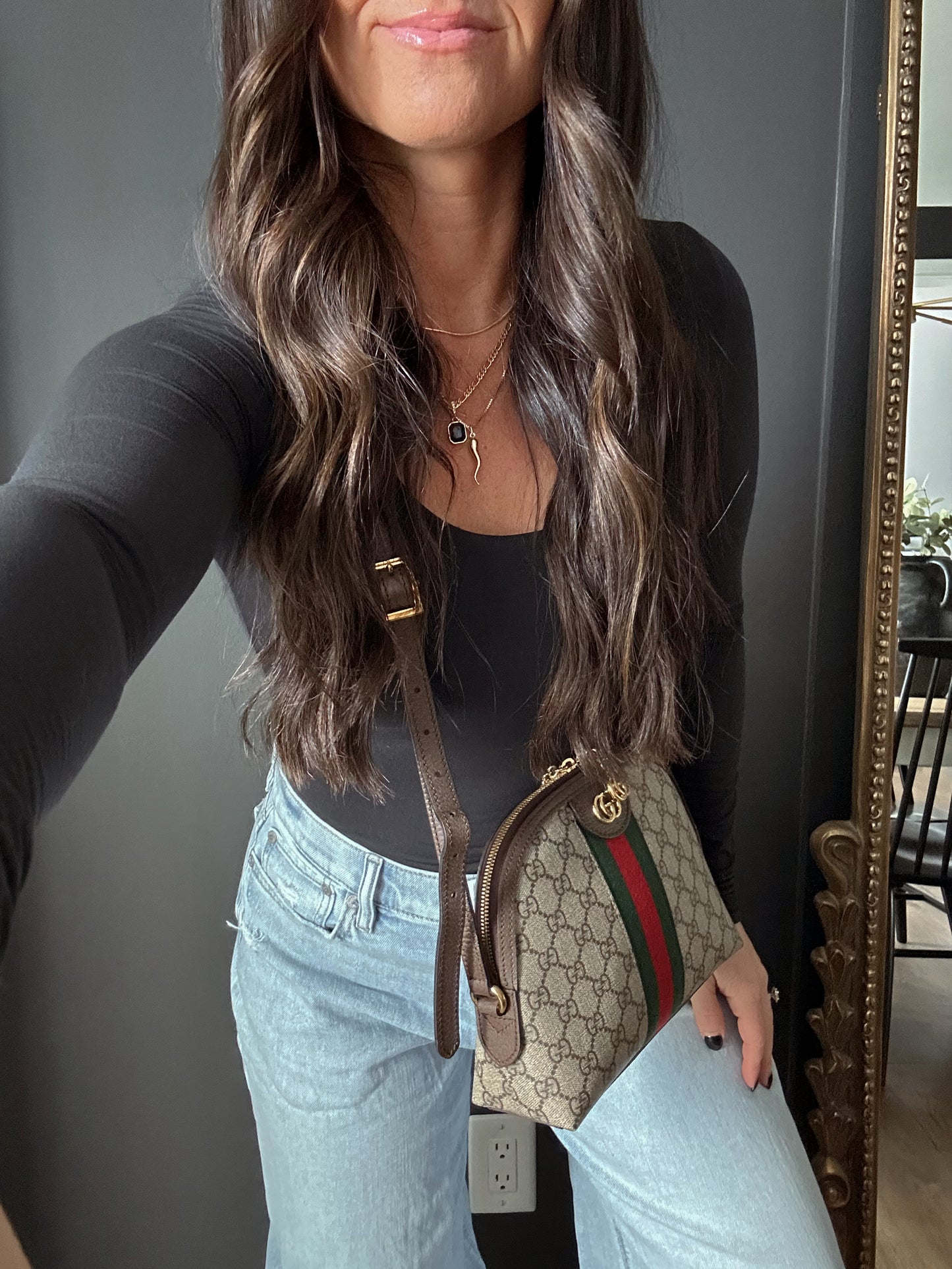 Gucci Ophidia Dome Shoulder Bag