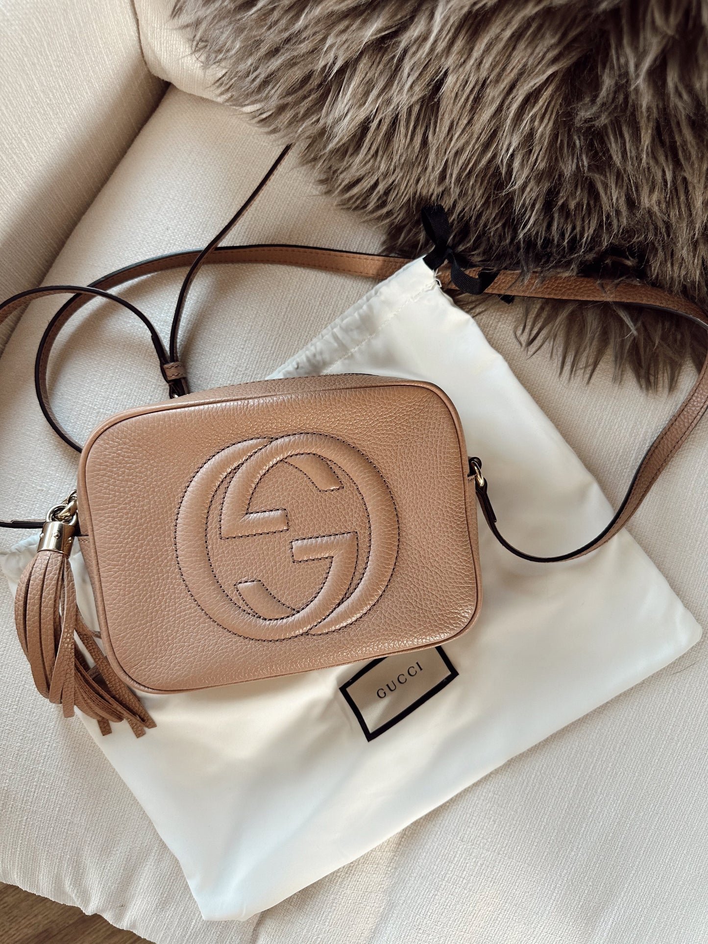 Gucci Beige Soho Disco Bag