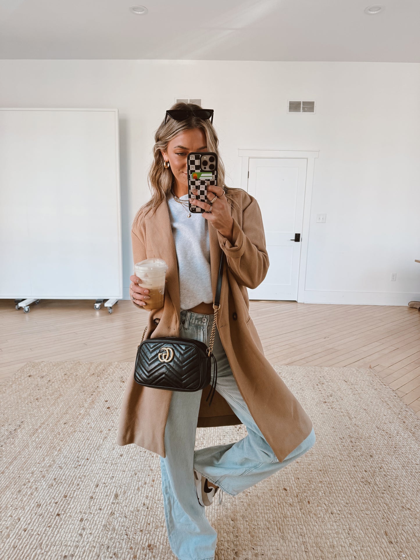 Black Gucci Marmont Camera Bag