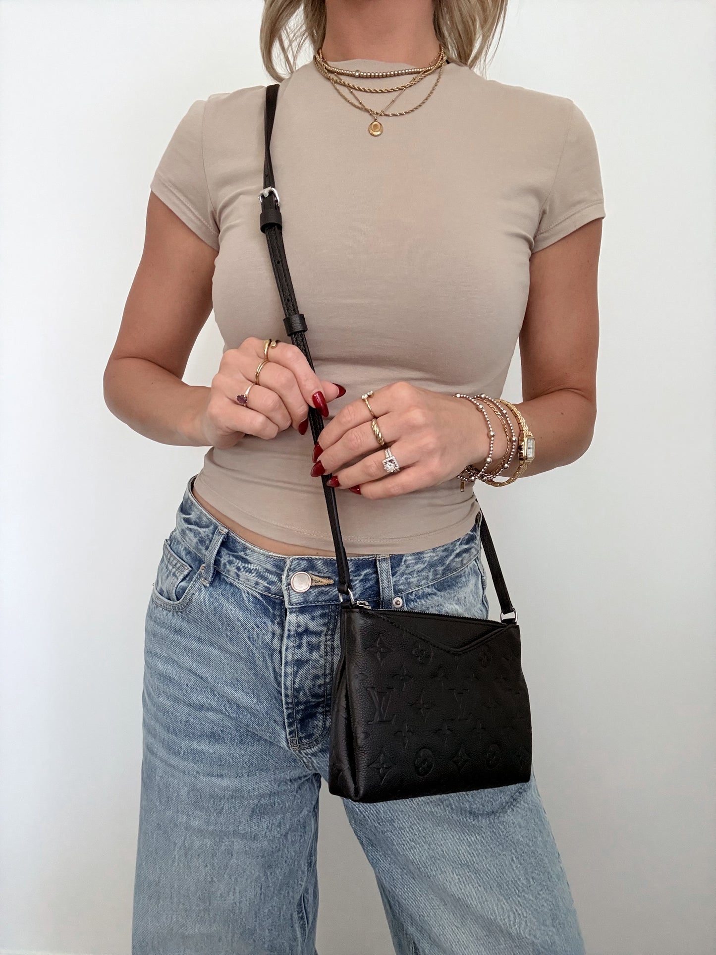 Louis Vuitton Pallas Crossbody Empreinte Monogram