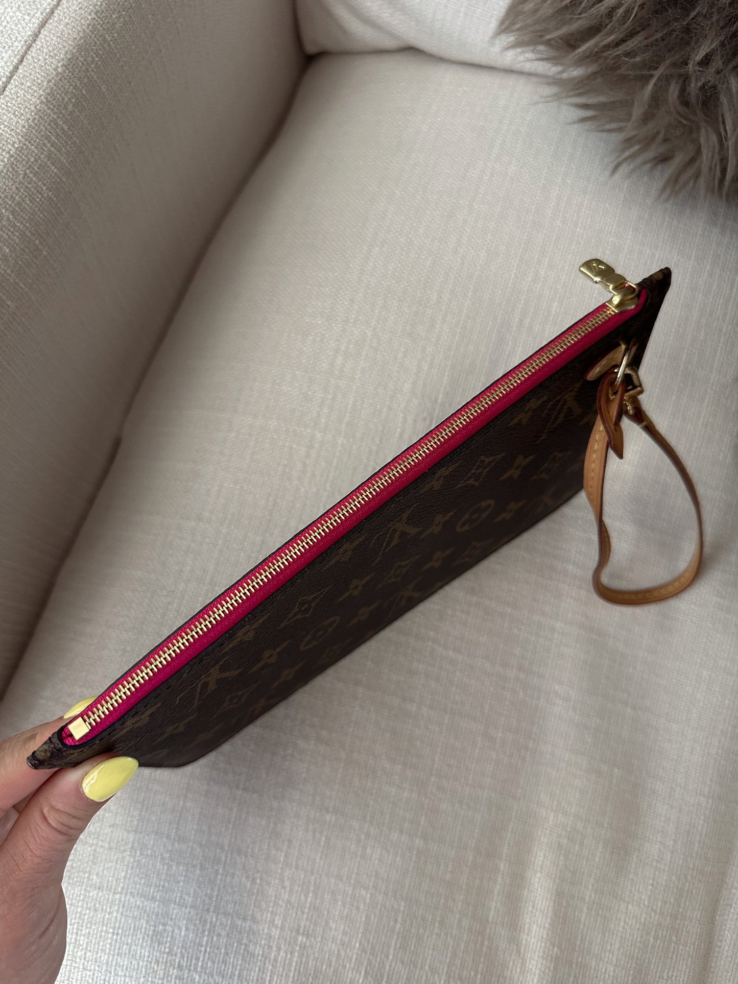 Louis Vuitton Neverfull Wristlet Monogram