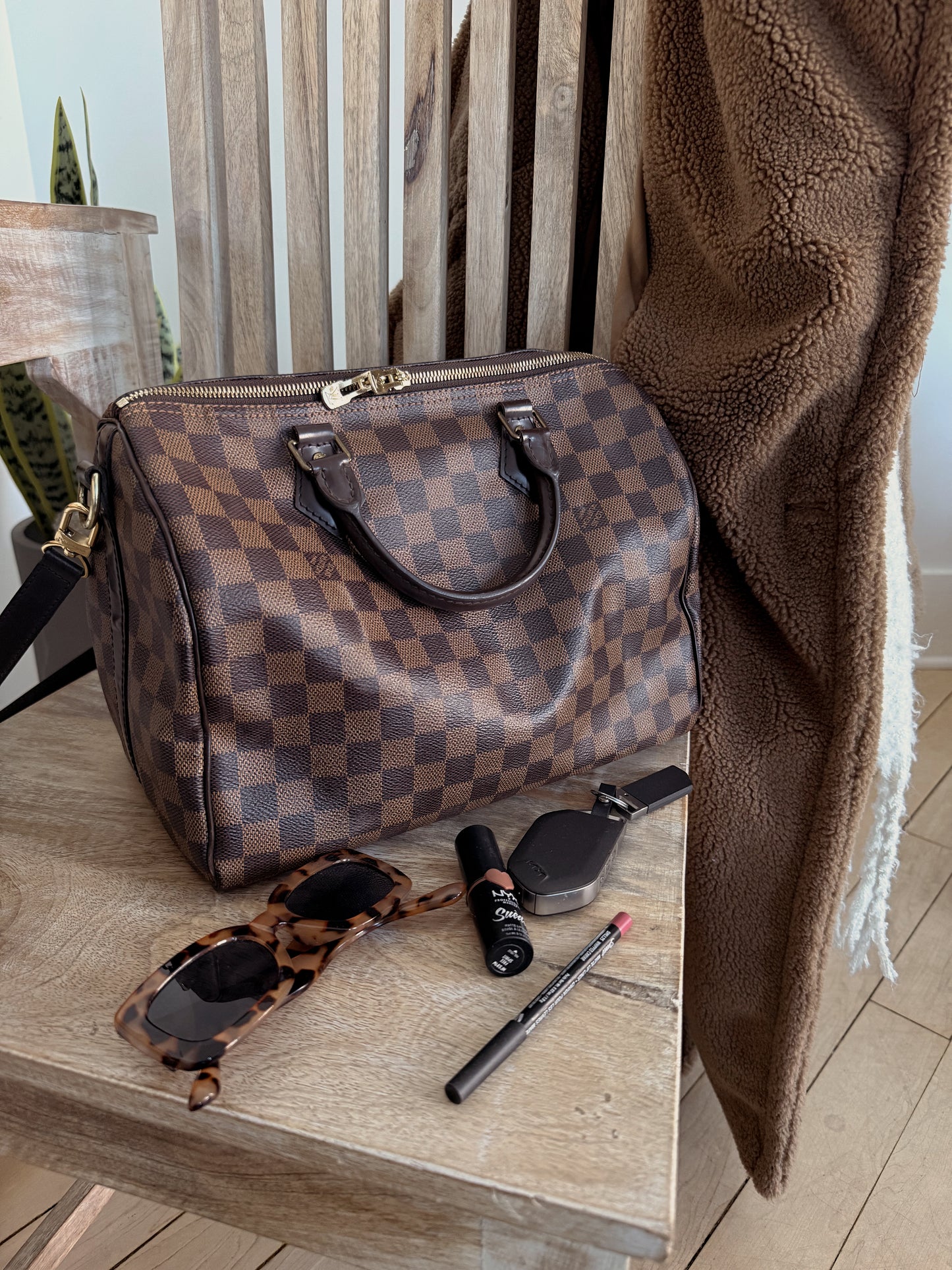Louis Vuitton Speedy 30 Damier Ebene
