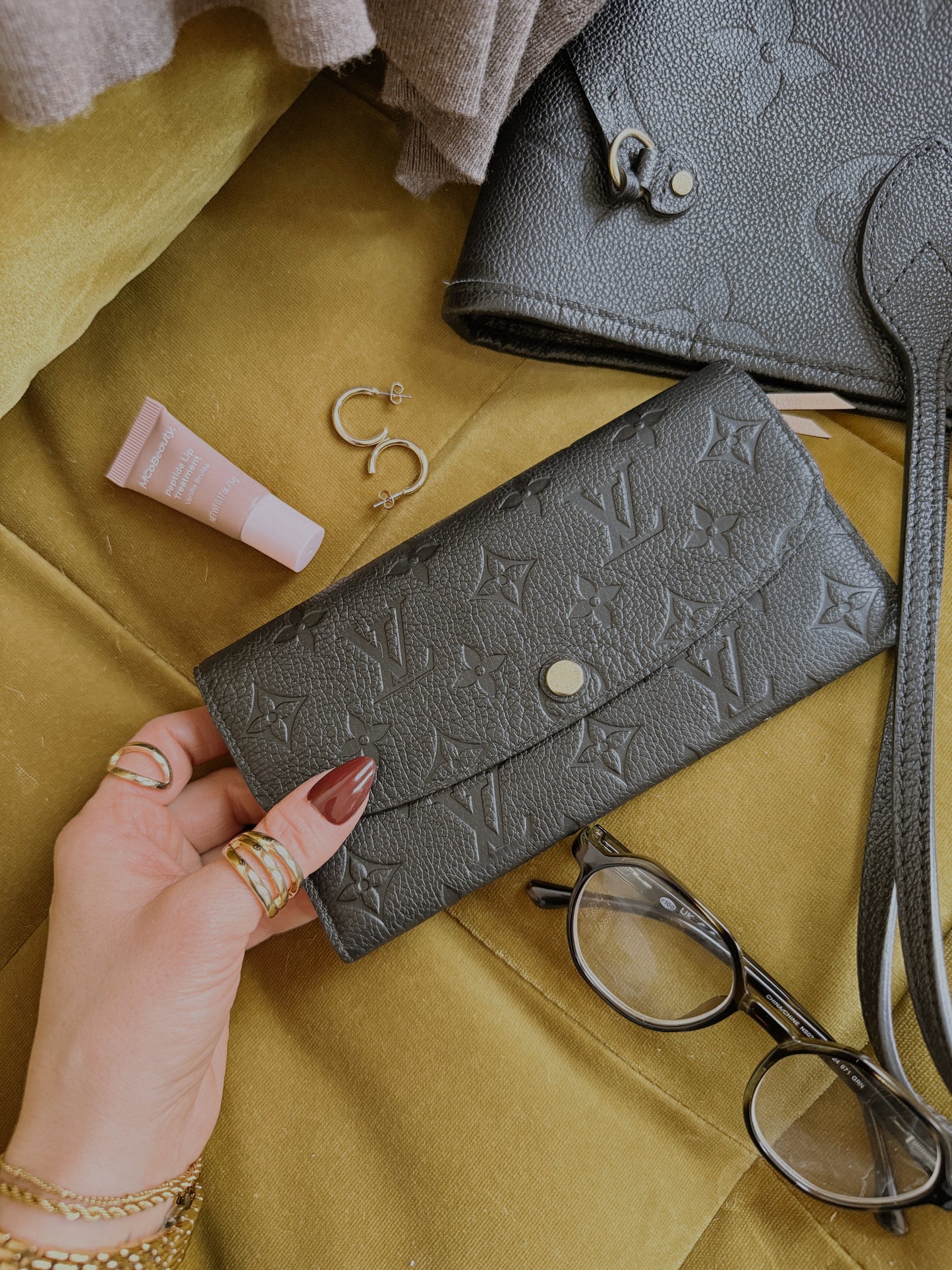 Louis Vuitton Emilie Wallet Monogram Empreinte
