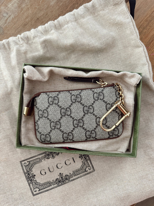 Gucci Supreme Monogram Key Case