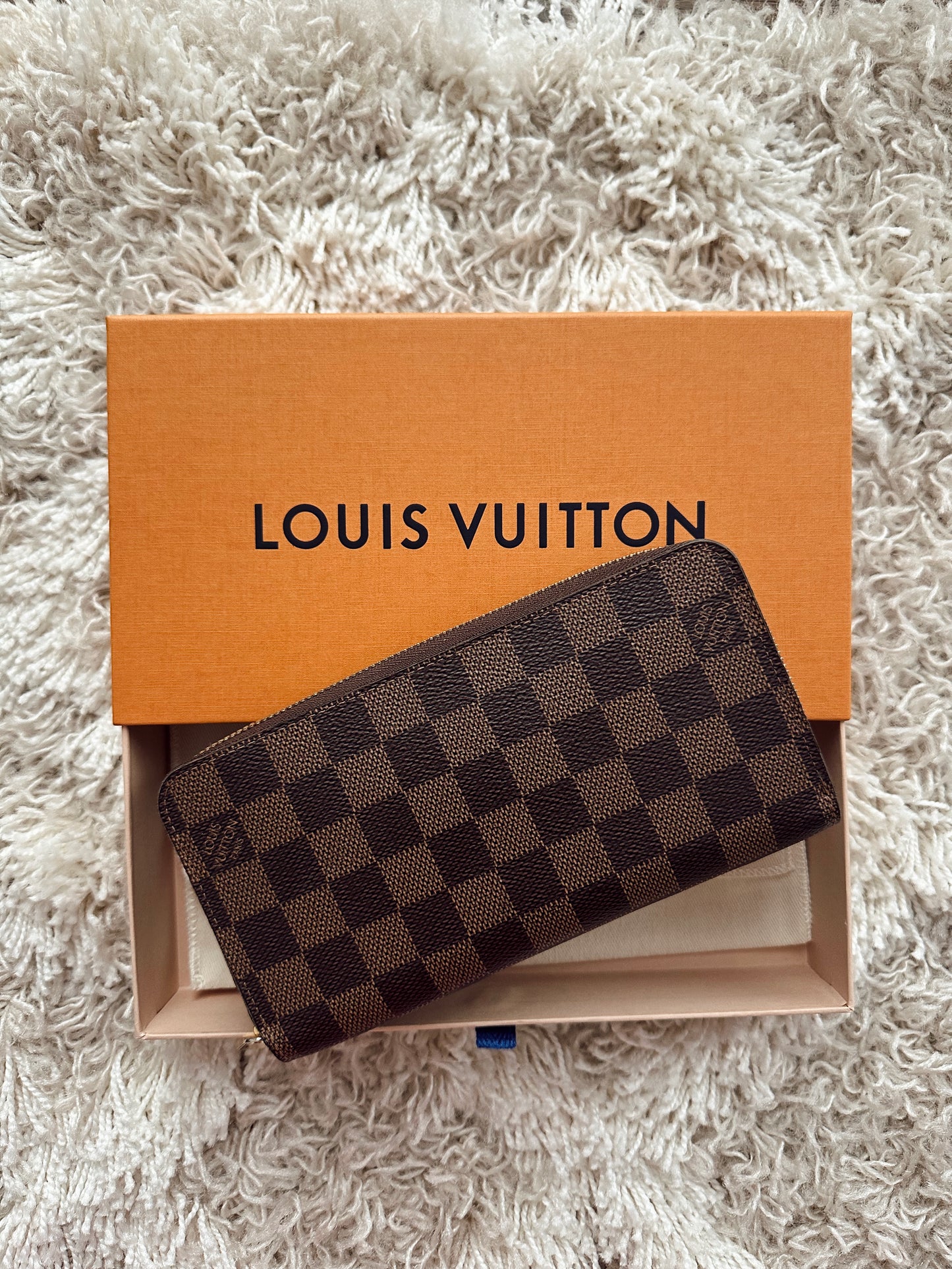 LV Damier Ebene Zippy Wallet