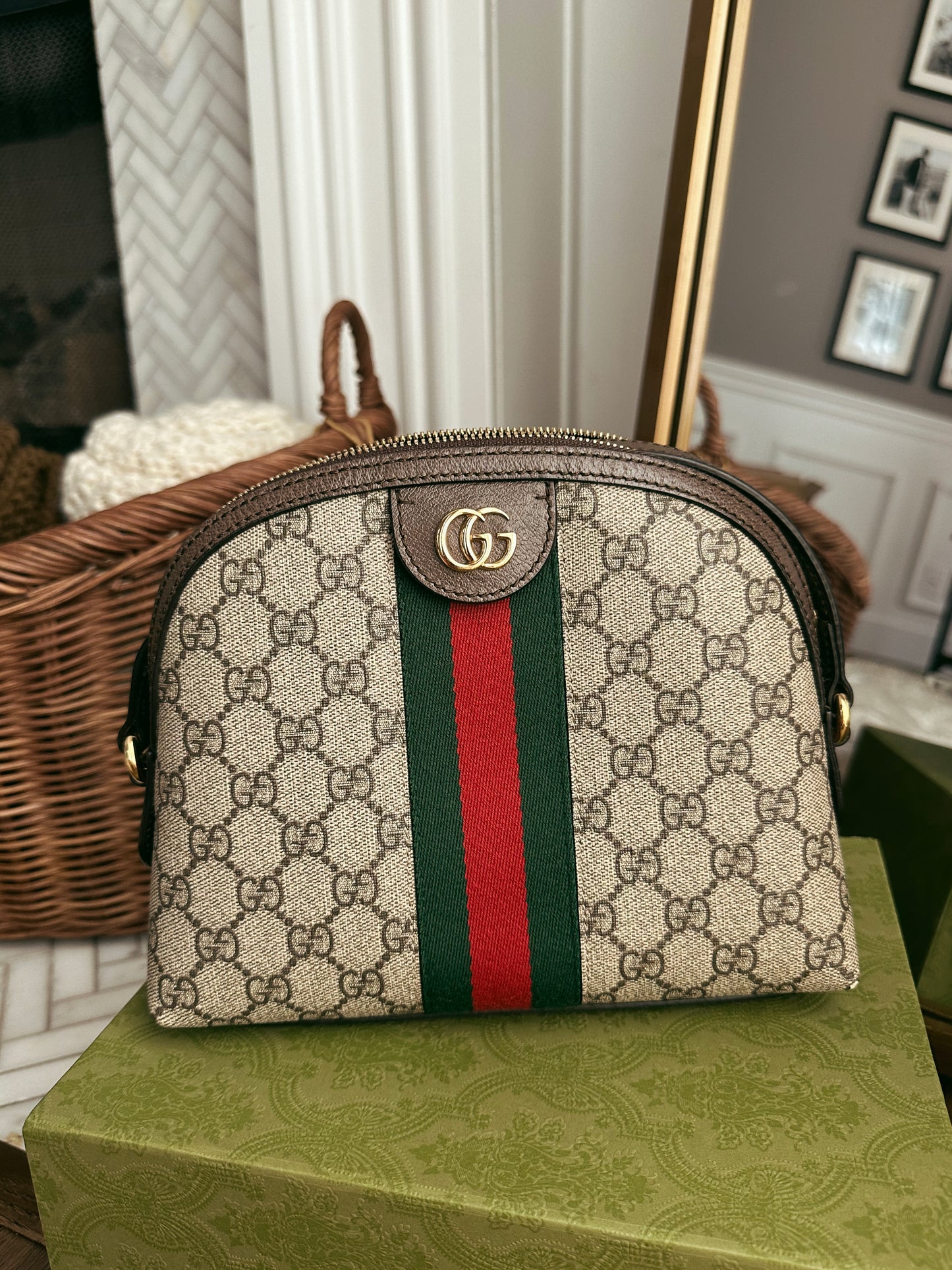 Gucci Ophidia Supreme Shoulder Bag