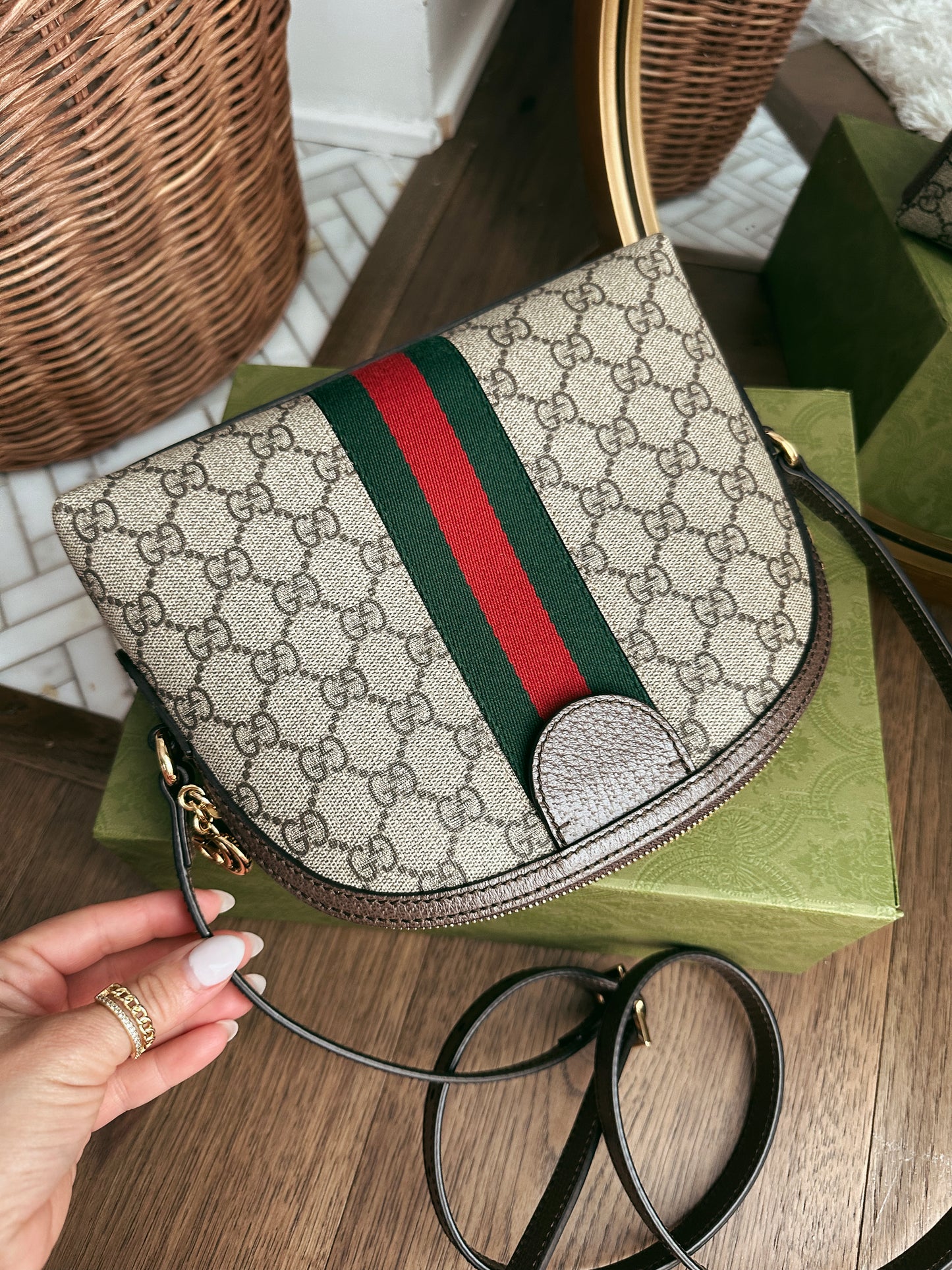 Gucci Ophidia Supreme Shoulder Bag