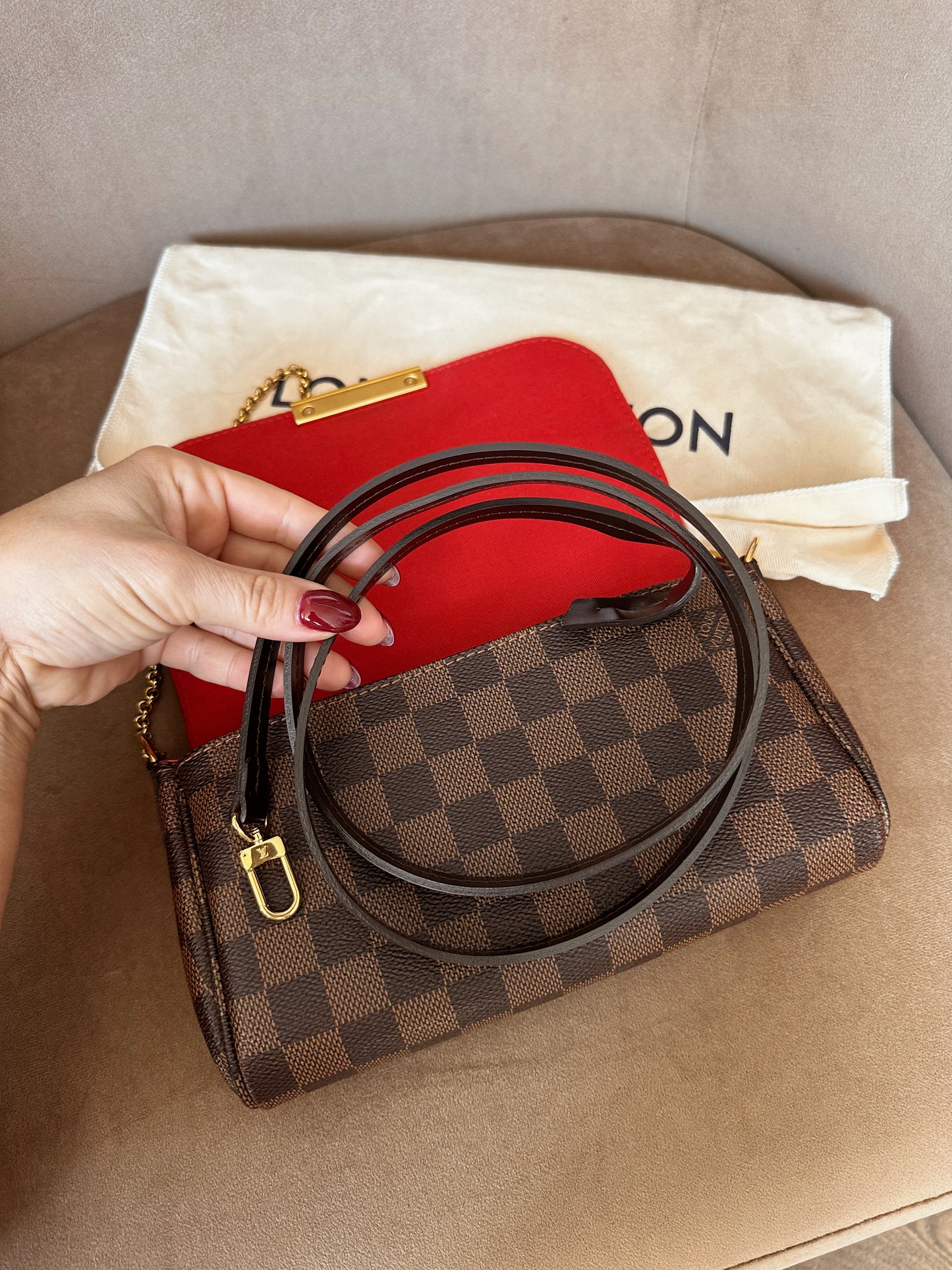 Louis Vuitton Favorite Damier Ebene PM