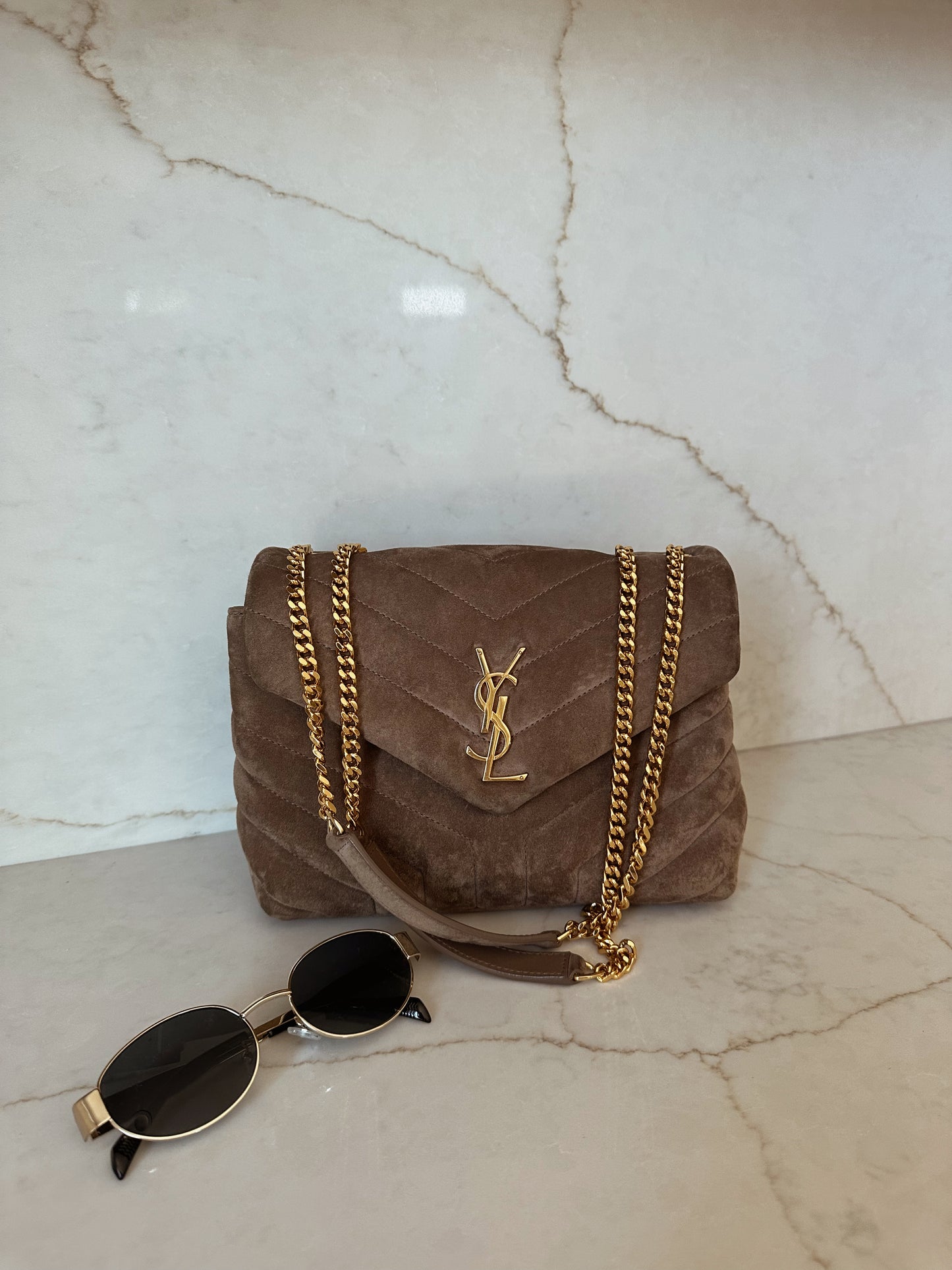 YSL Saint Laurent Suede LouLou